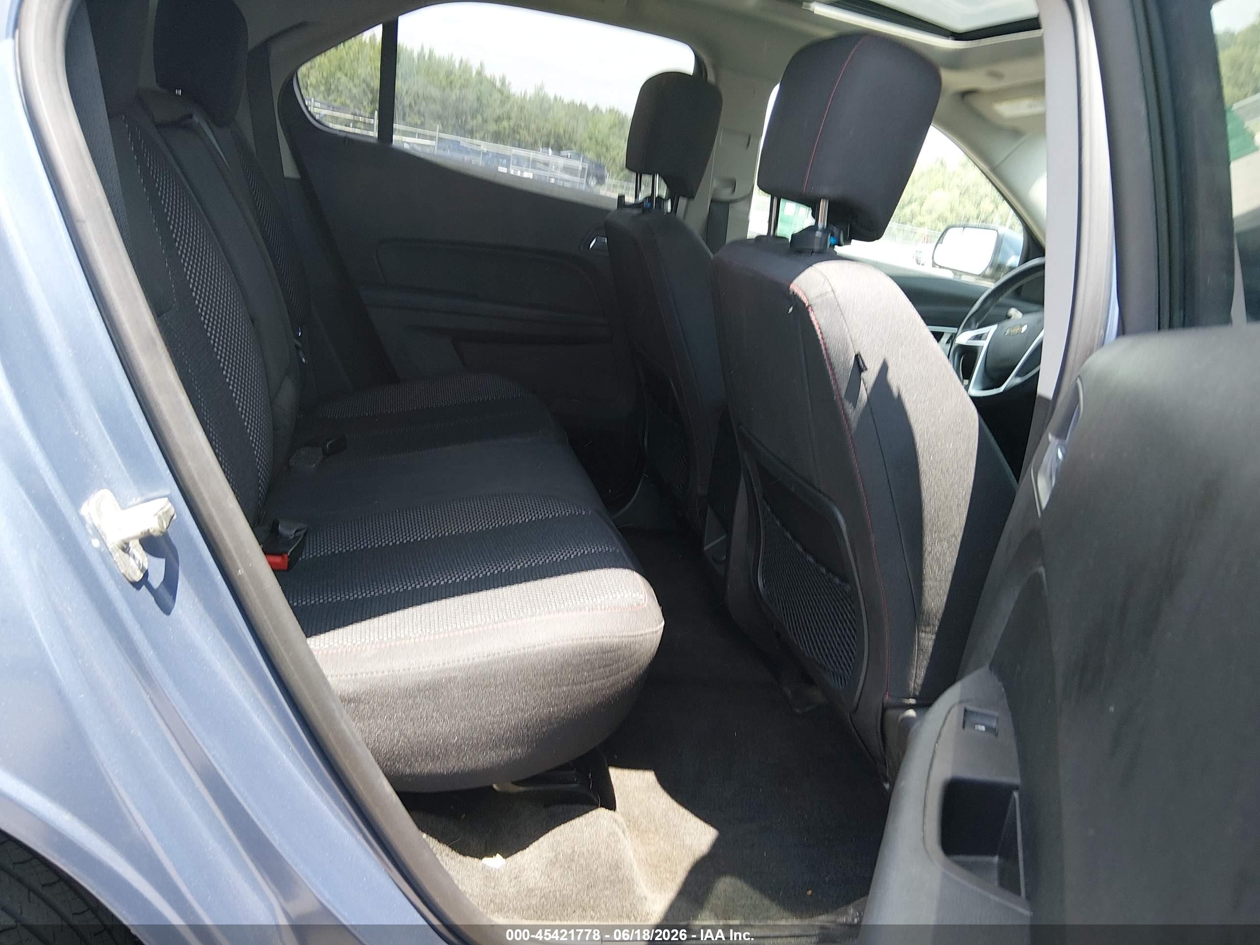 2012 Chevrolet Equinox 1lt Blue vin: 2GNALDEK2C6119135