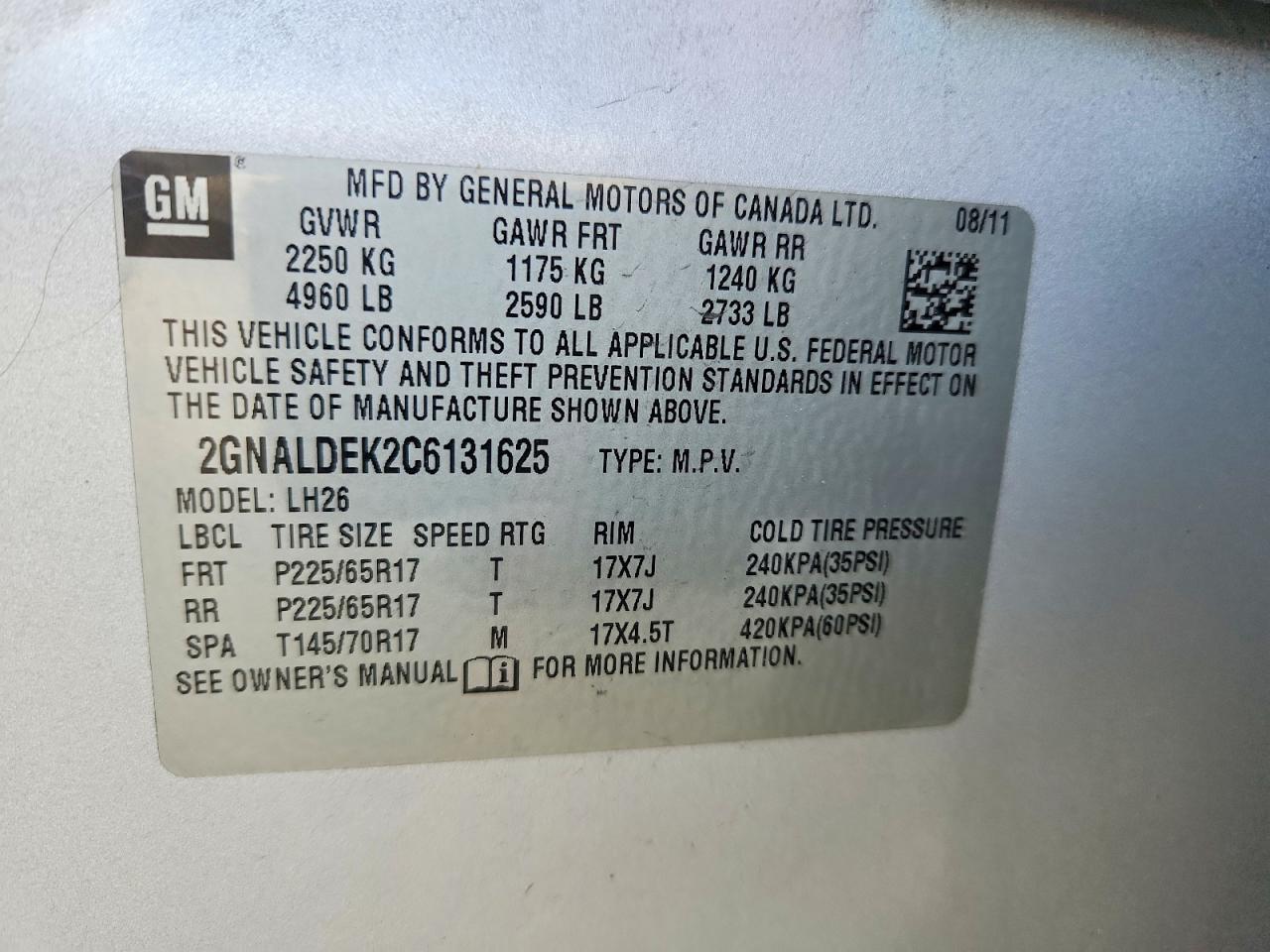2012 Chevrolet Equinox Lt Silver vin: 2GNALDEK2C6131625