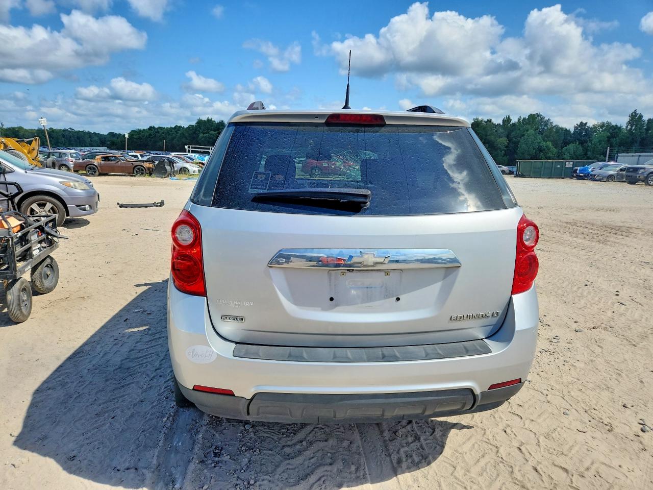 2012 Chevrolet Equinox Lt Silver vin: 2GNALDEK2C6131625