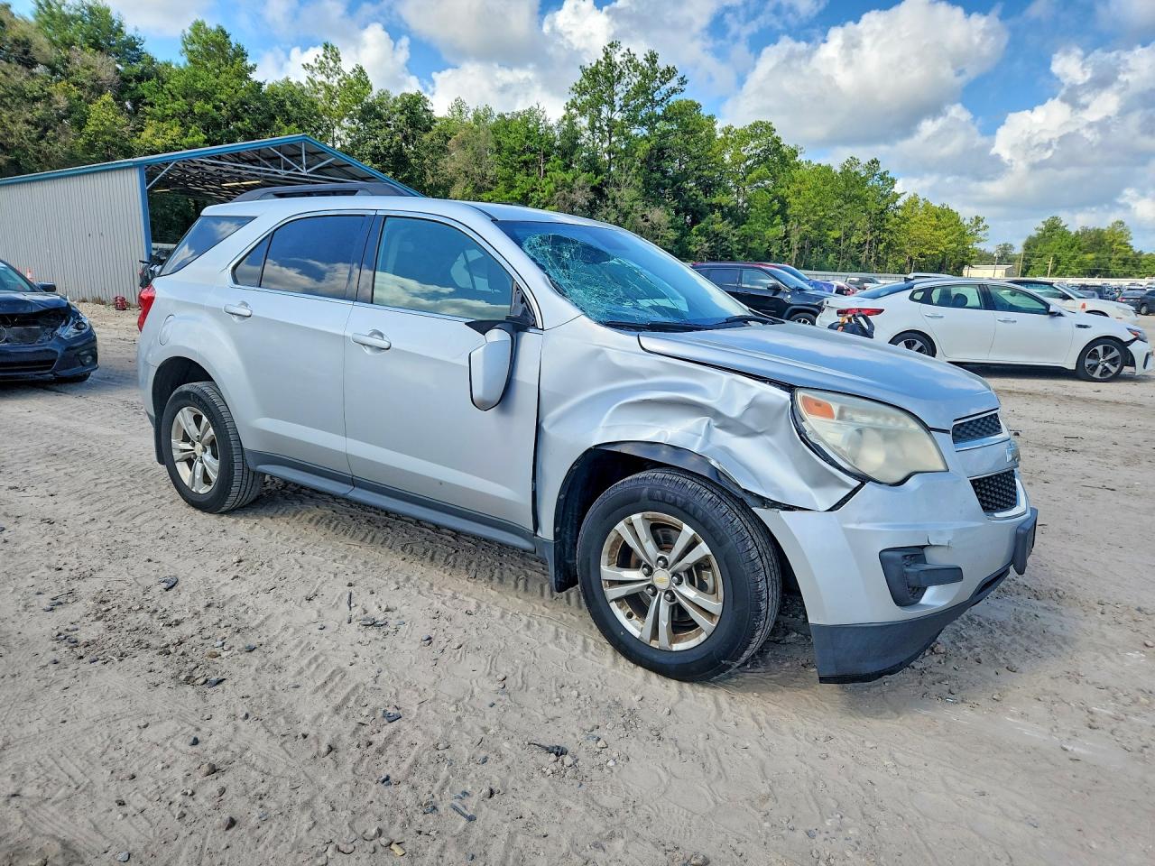 2012 Chevrolet Equinox Lt Silver vin: 2GNALDEK2C6131625