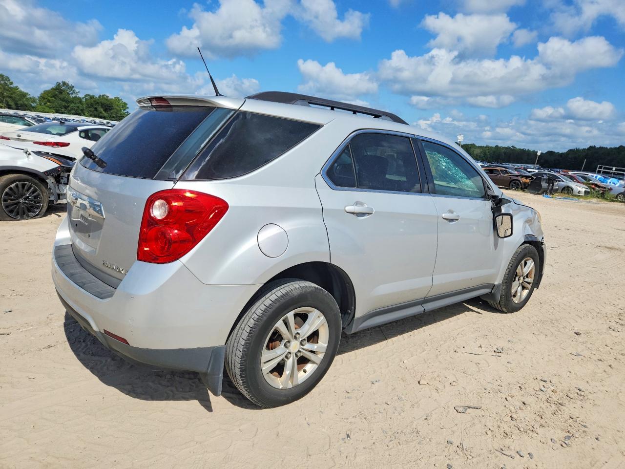 2012 Chevrolet Equinox Lt Silver vin: 2GNALDEK2C6131625