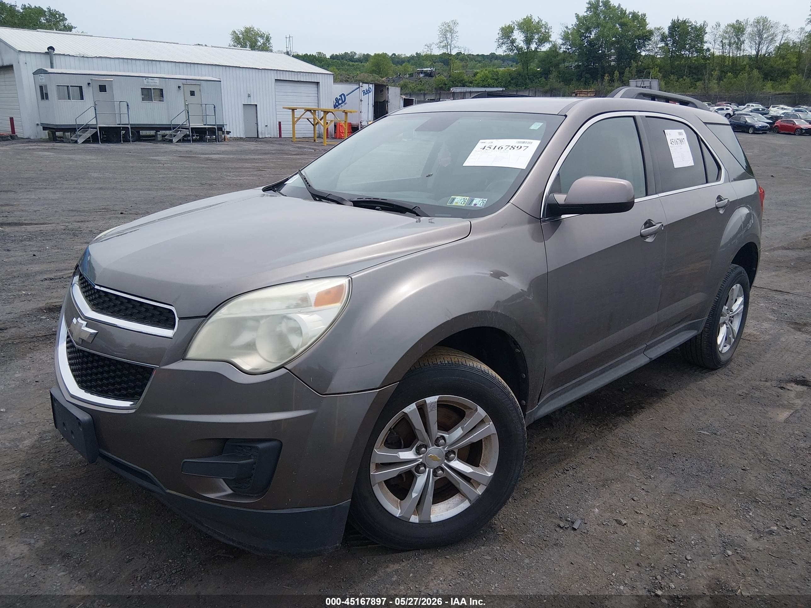 2012 Chevrolet Equinox 1lt Gray vin: 2GNALDEK2C6197219