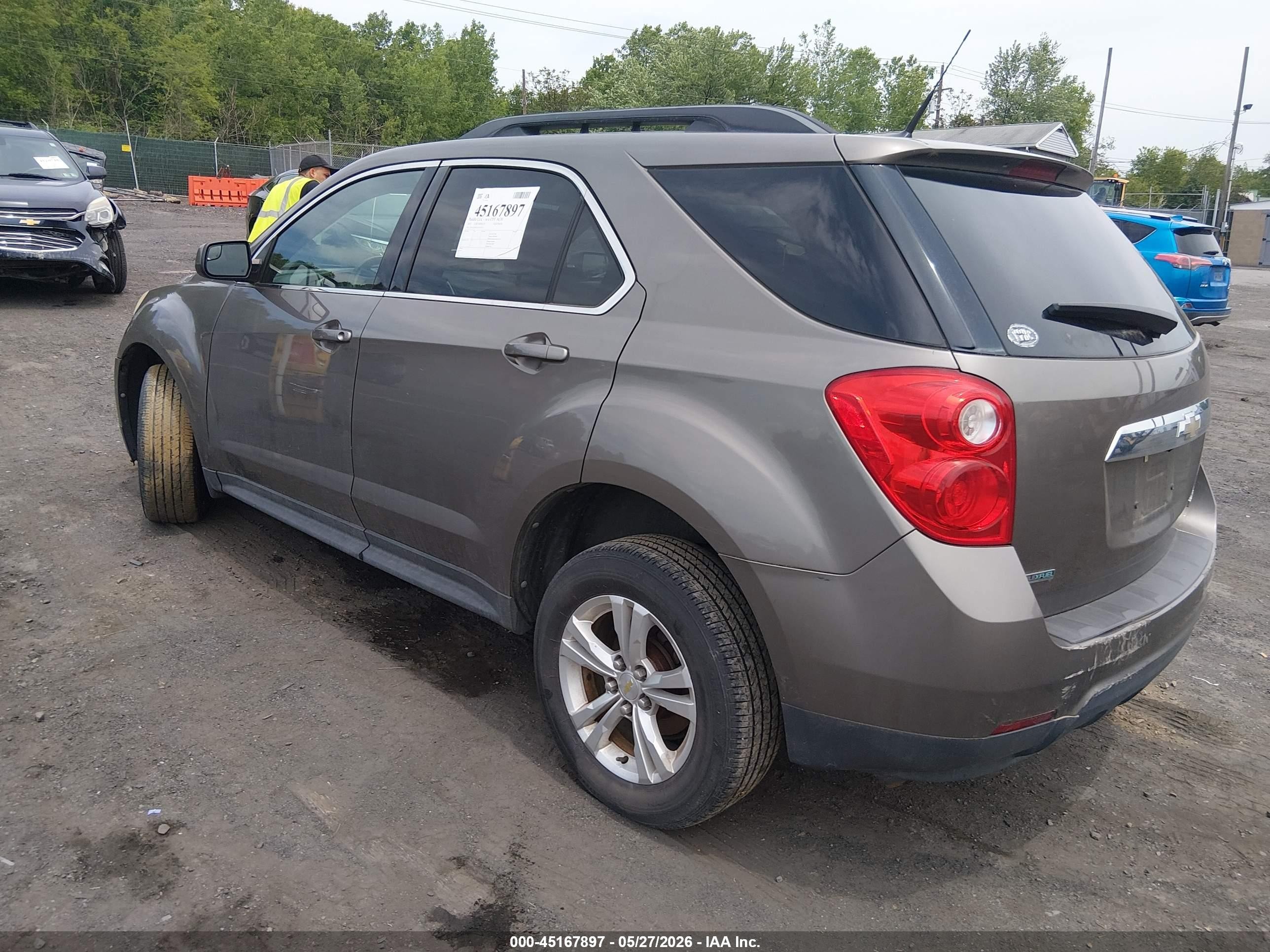 2012 Chevrolet Equinox 1lt Gray vin: 2GNALDEK2C6197219