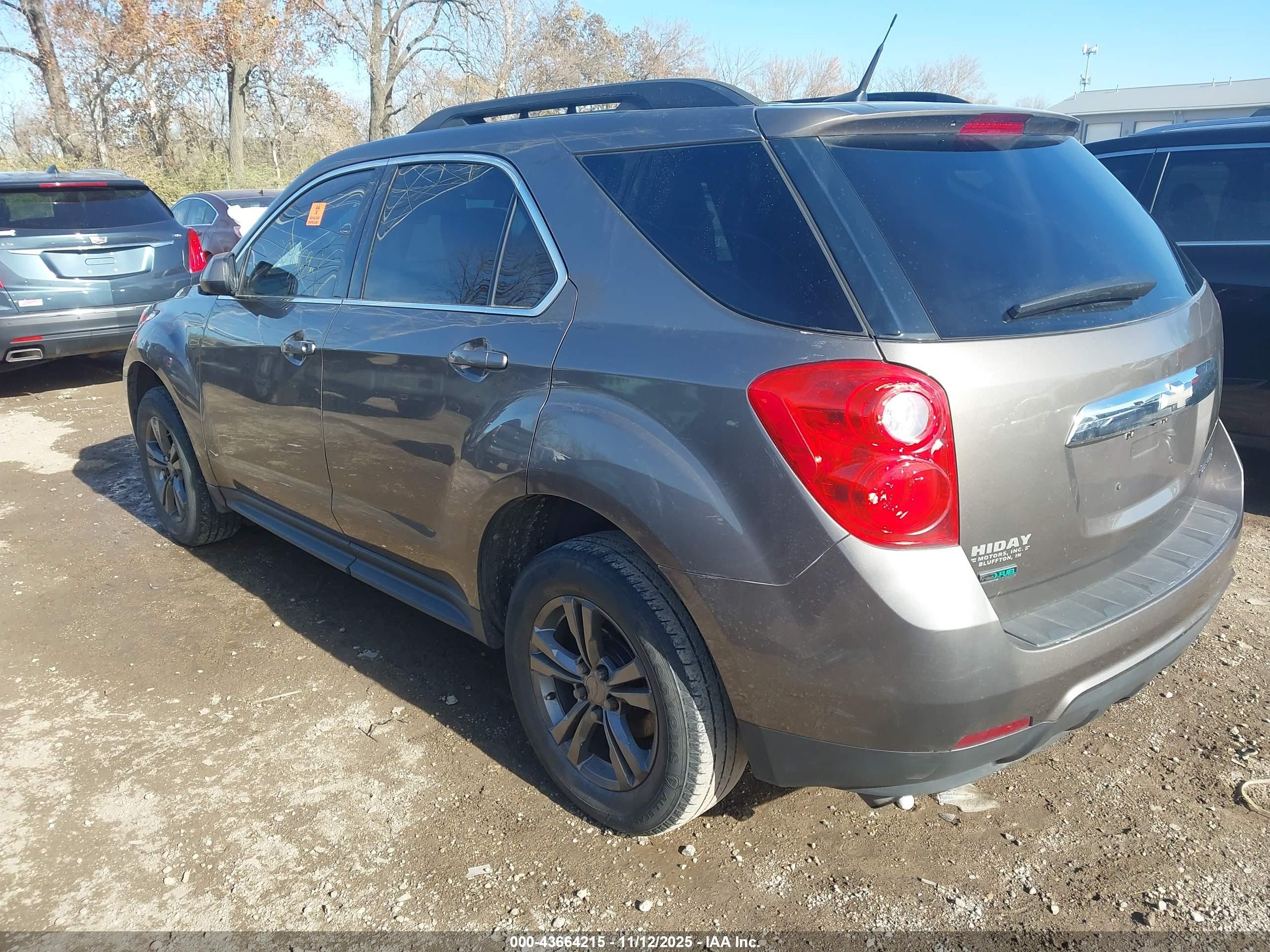 2012 Chevrolet Equinox 1lt Gray vin: 2GNALDEK2C6211894