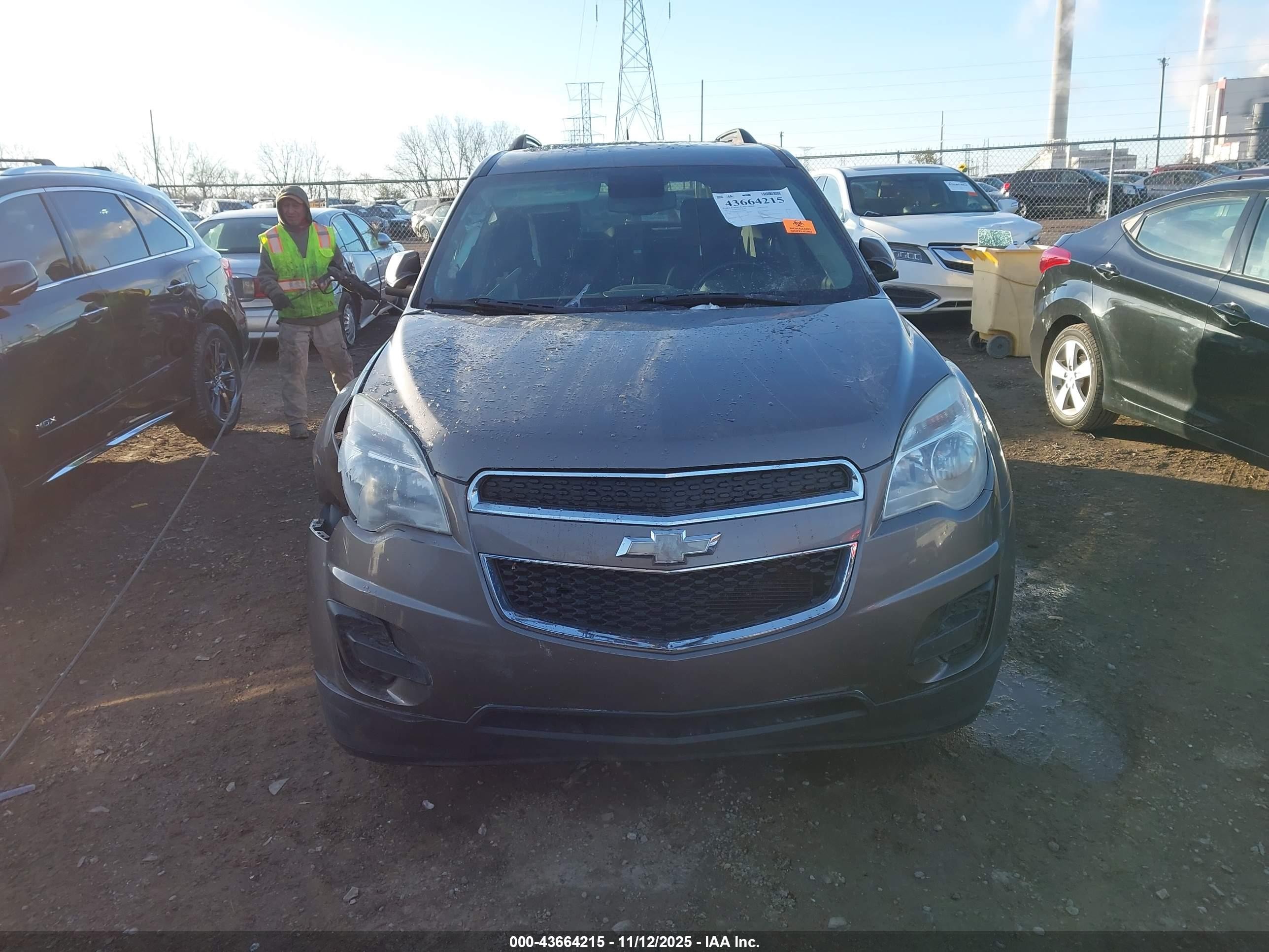 2012 Chevrolet Equinox 1lt Gray vin: 2GNALDEK2C6211894
