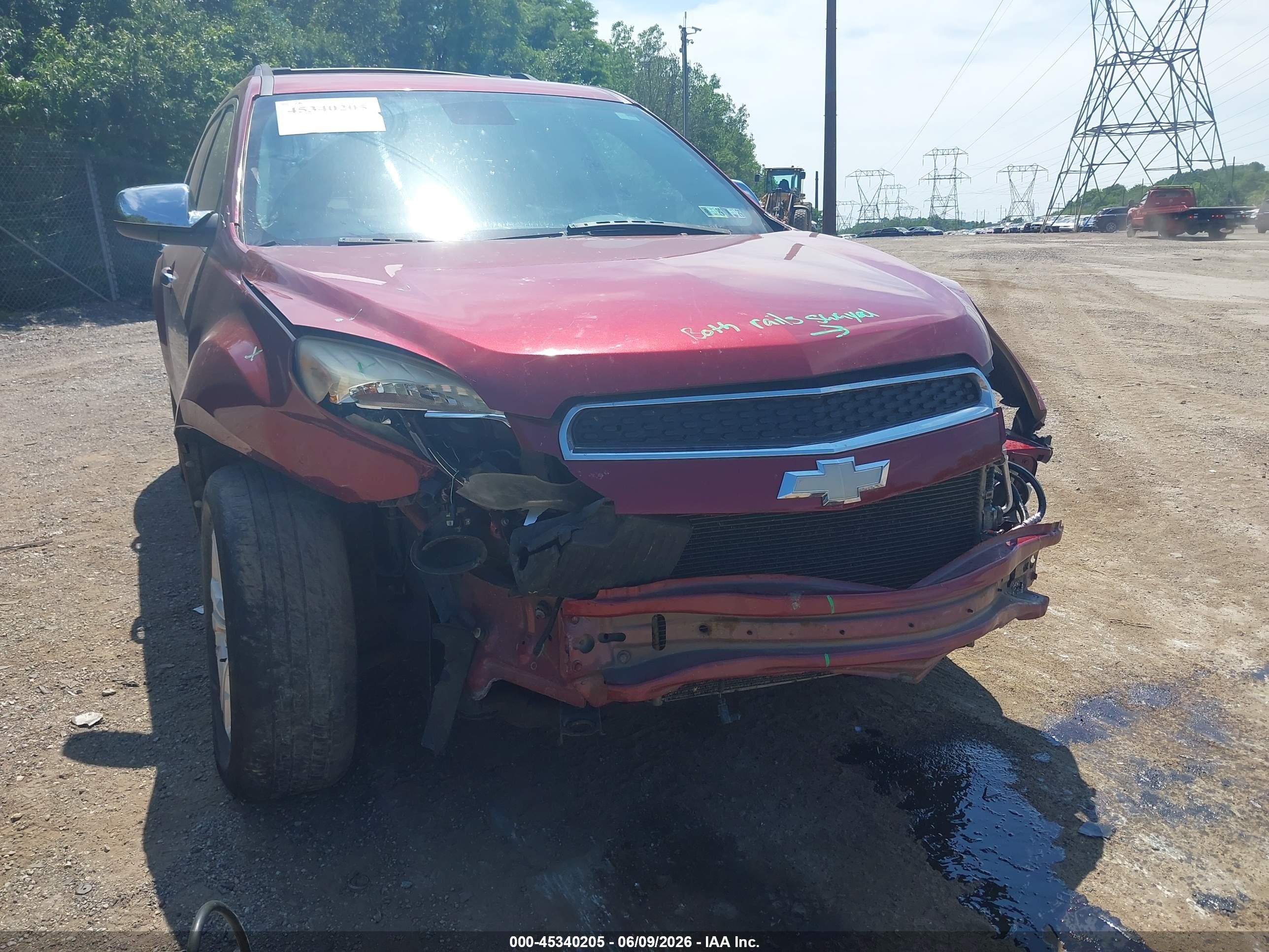 2012 Chevrolet Equinox 1lt Red vin: 2GNALDEK2C6279998