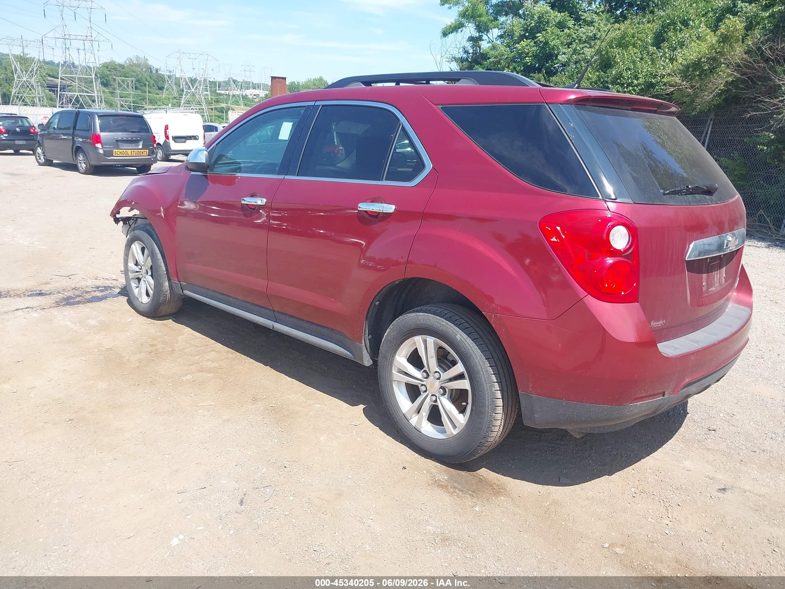 2012 Chevrolet Equinox 1lt Red vin: 2GNALDEK2C6279998