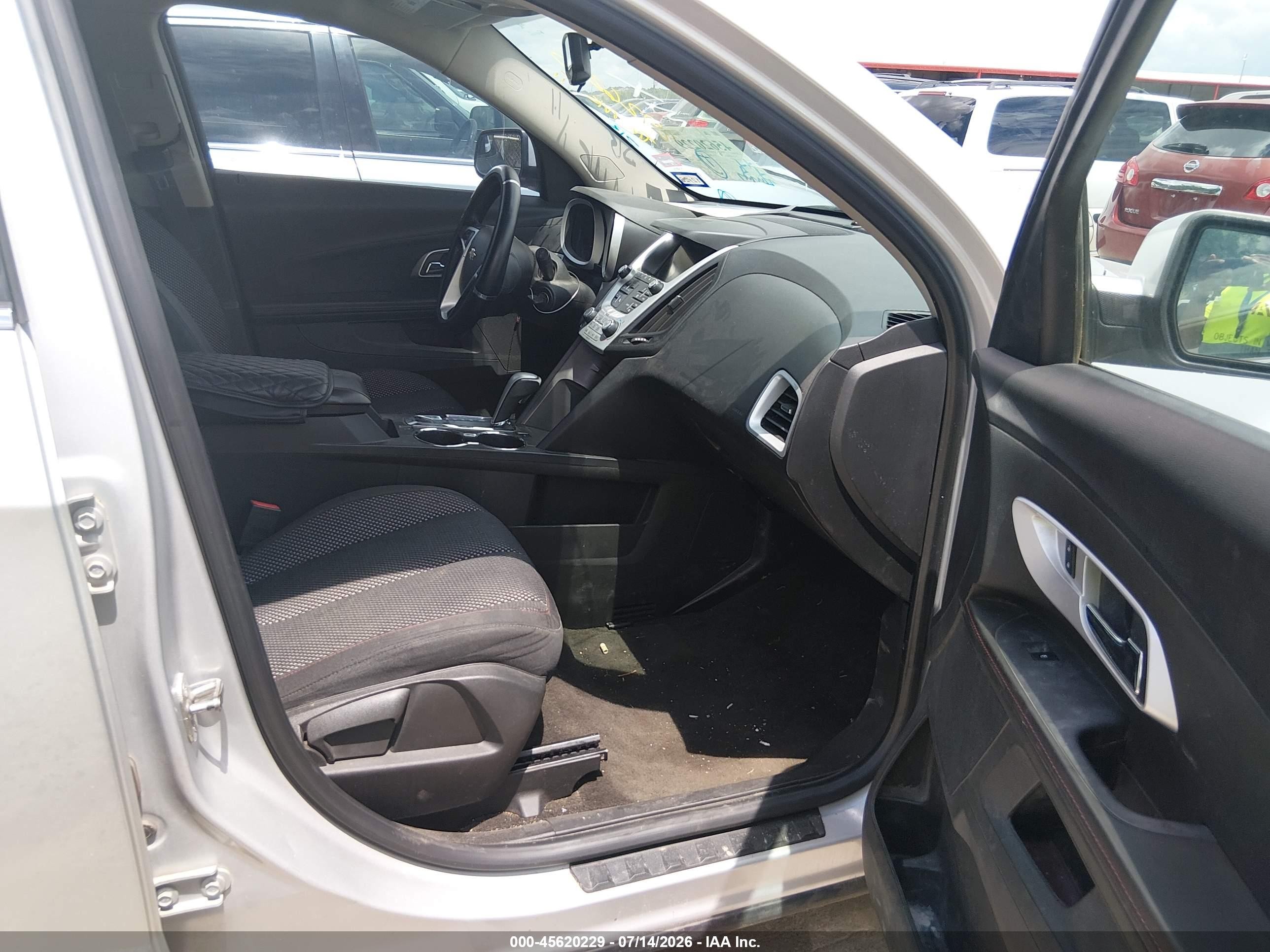 2012 Chevrolet Equinox Lt W/1lt Silver vin: 2GNALDEK2C6292623