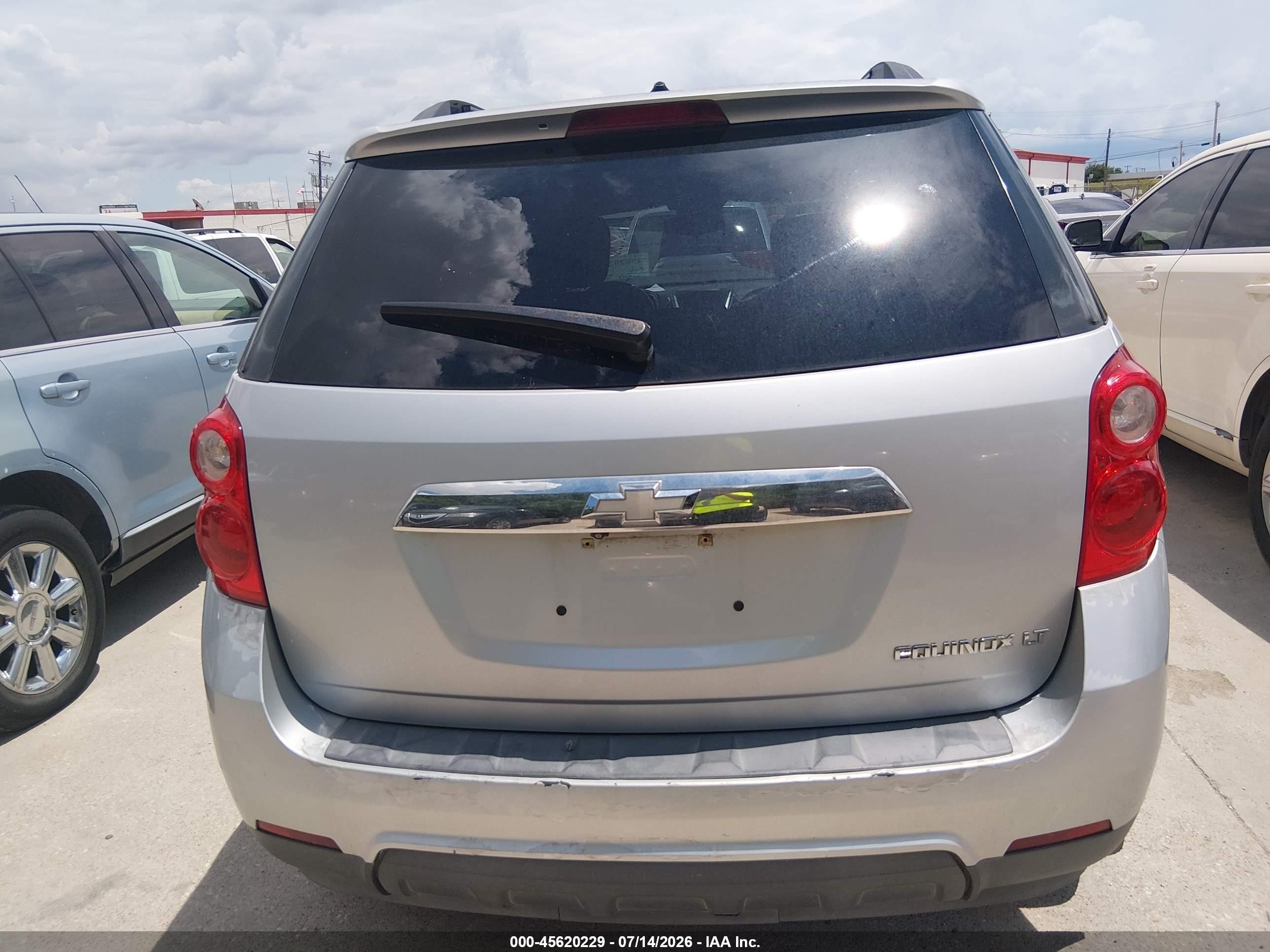 2012 Chevrolet Equinox Lt W/1lt Silver vin: 2GNALDEK2C6292623