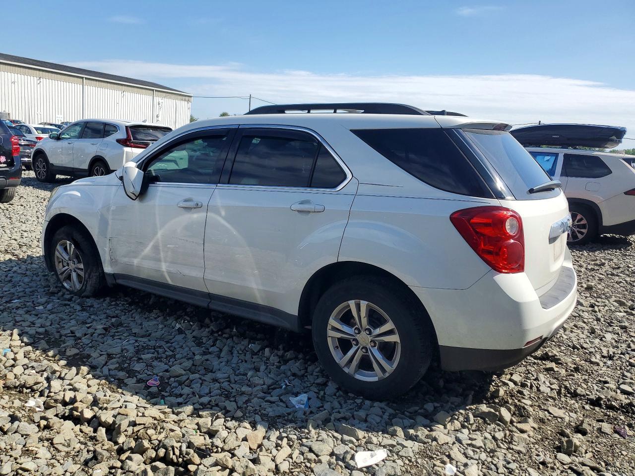 2013 Chevrolet Equinox Lt White vin: 2GNALDEK2D1122146