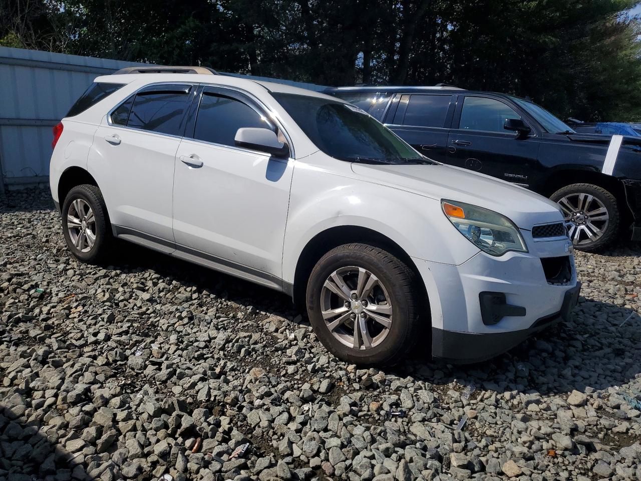 2013 Chevrolet Equinox Lt White vin: 2GNALDEK2D1122146