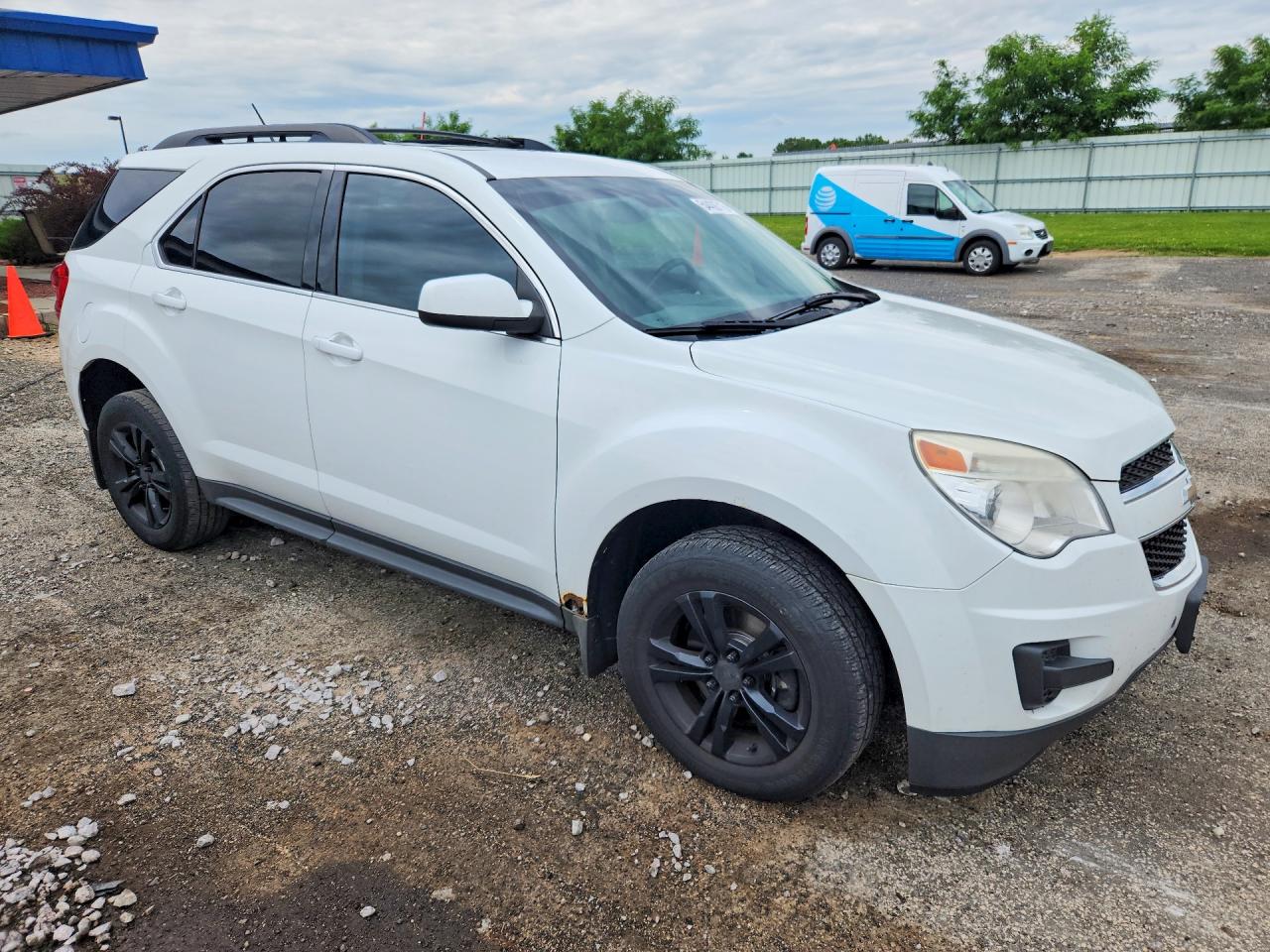 2013 Chevrolet Equinox Lt White vin: 2GNALDEK2D1141165