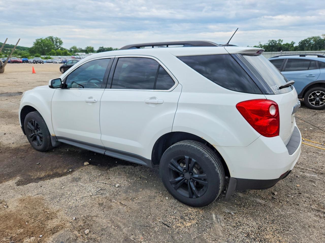 2013 Chevrolet Equinox Lt White vin: 2GNALDEK2D1141165