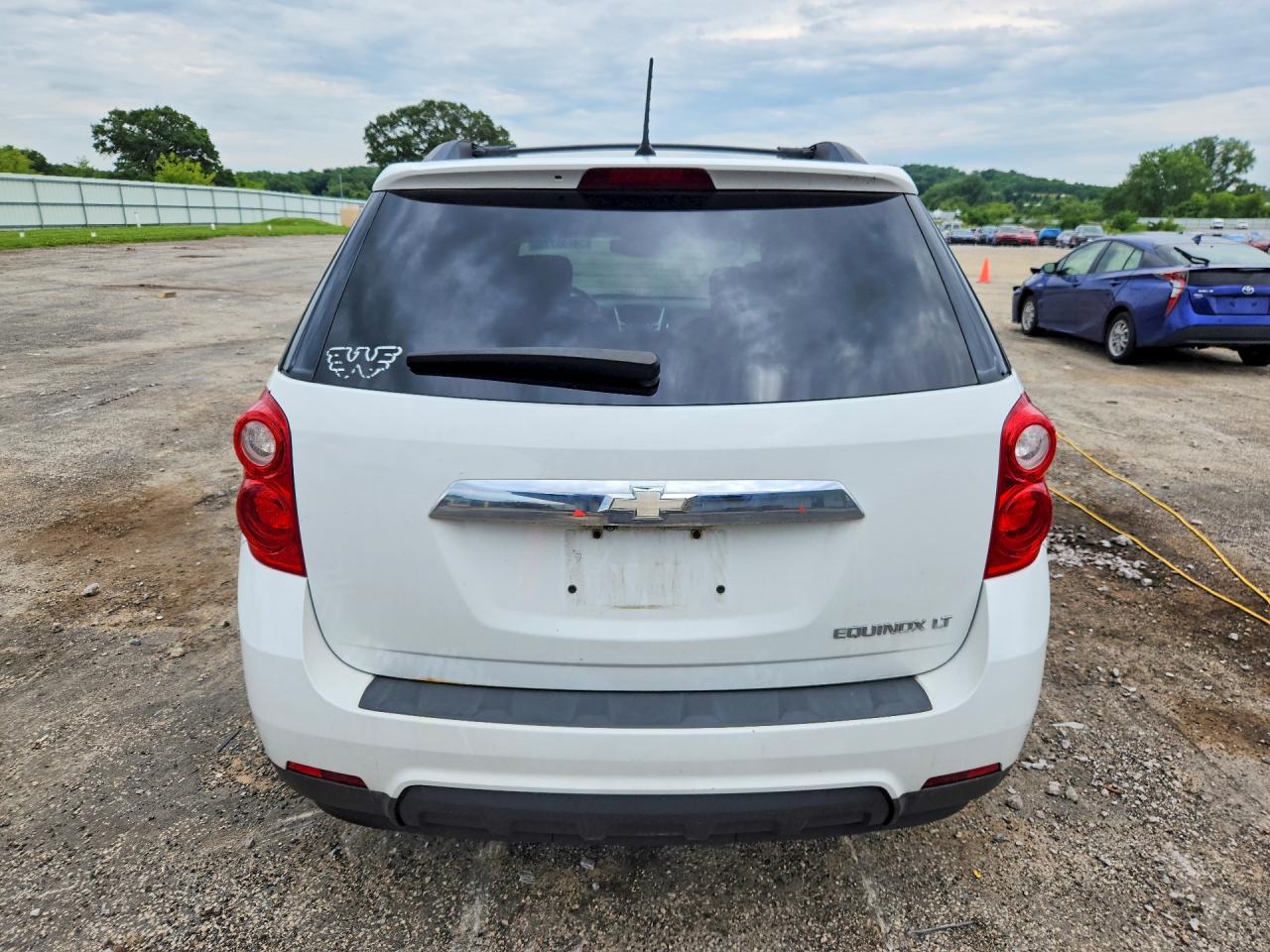 2013 Chevrolet Equinox Lt White vin: 2GNALDEK2D1141165
