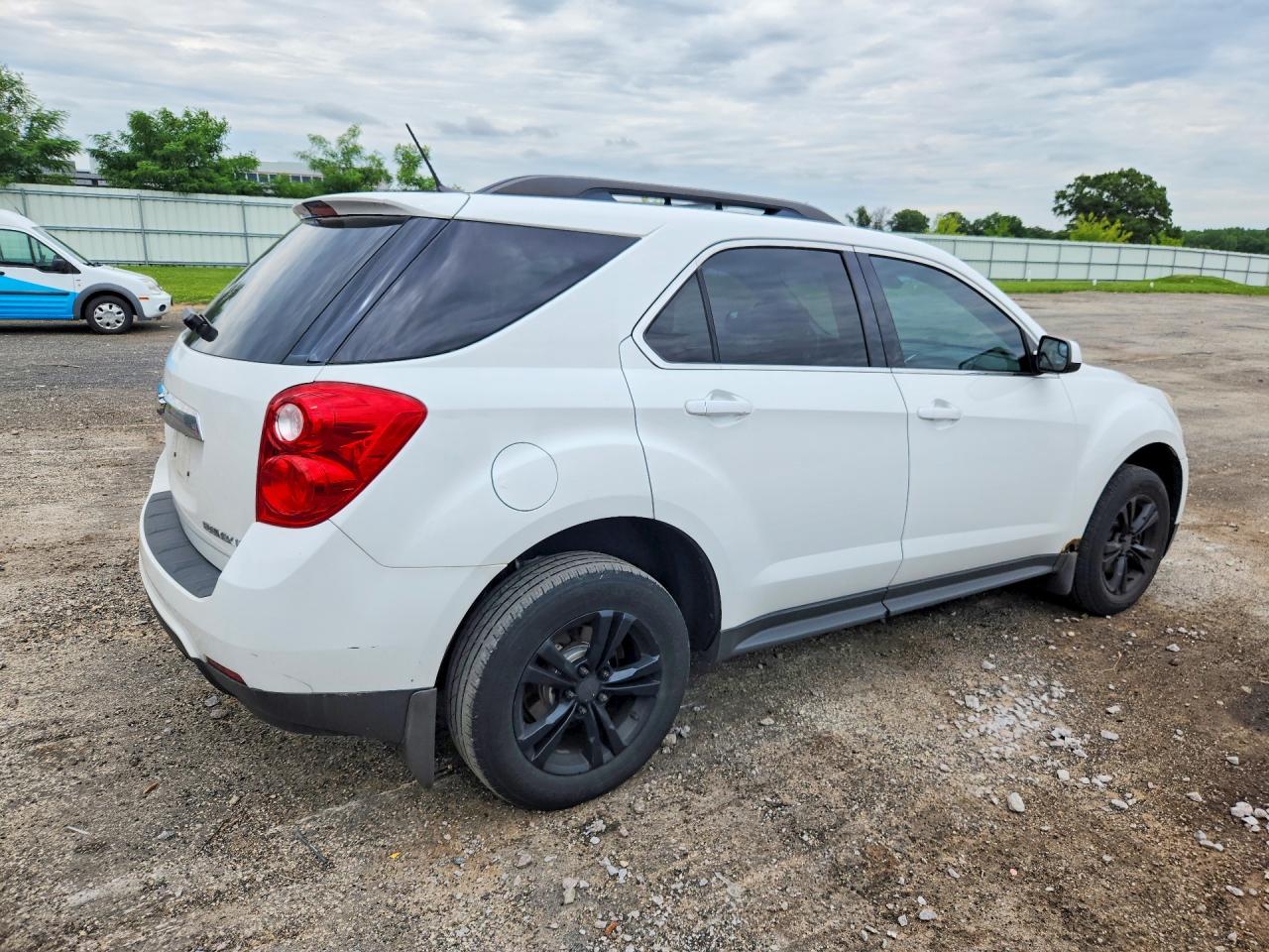 2013 Chevrolet Equinox Lt White vin: 2GNALDEK2D1141165