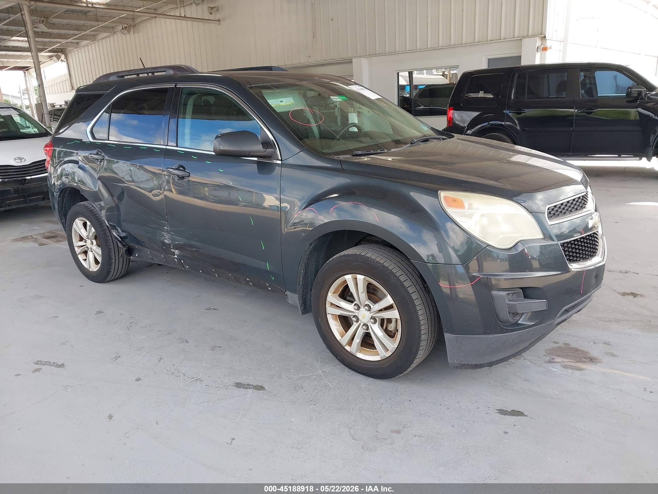 2013 Chevrolet Equinox 1lt Gray vin: 2GNALDEK2D1268790