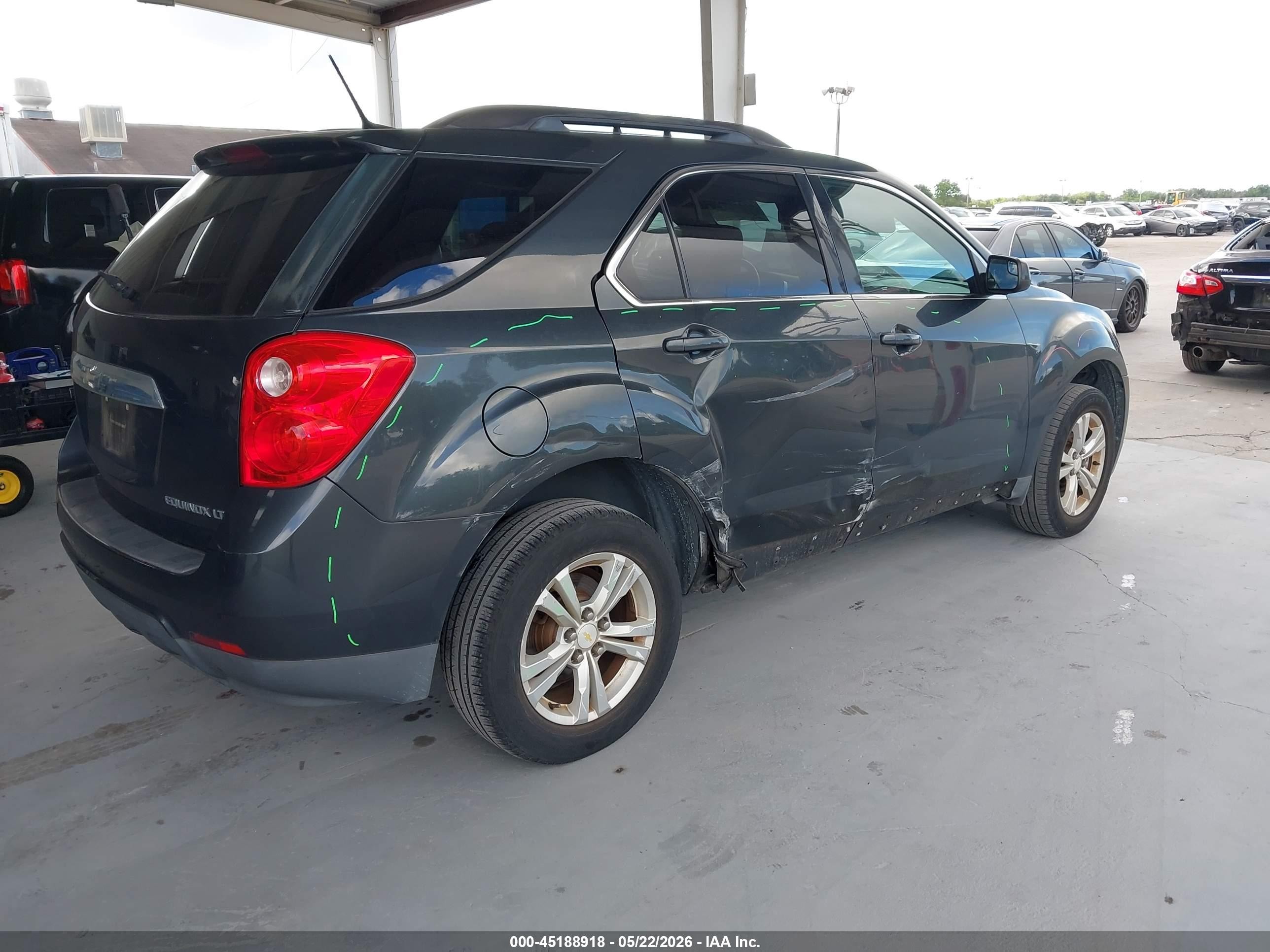2013 Chevrolet Equinox 1lt Gray vin: 2GNALDEK2D1268790