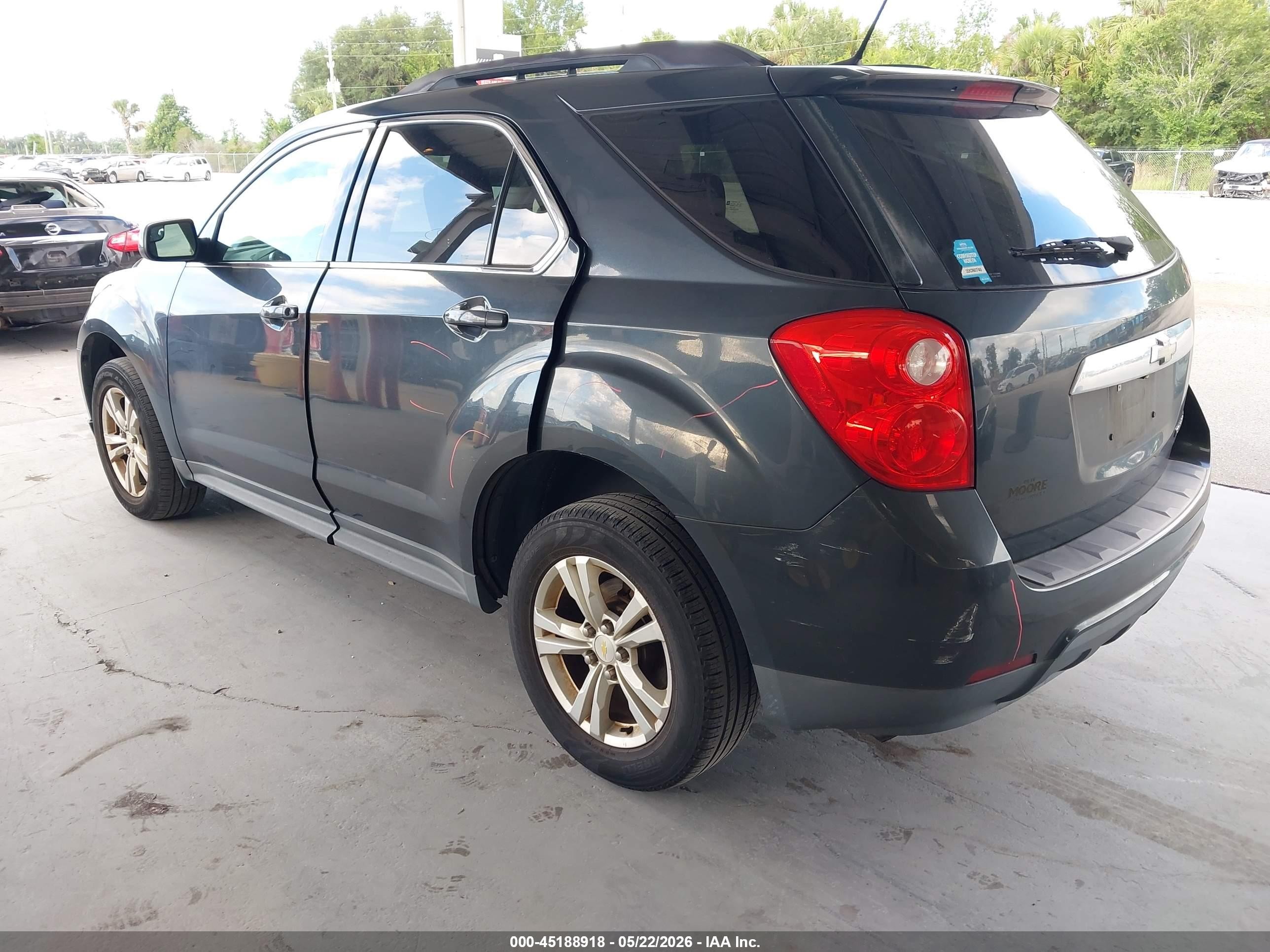2013 Chevrolet Equinox 1lt Gray vin: 2GNALDEK2D1268790