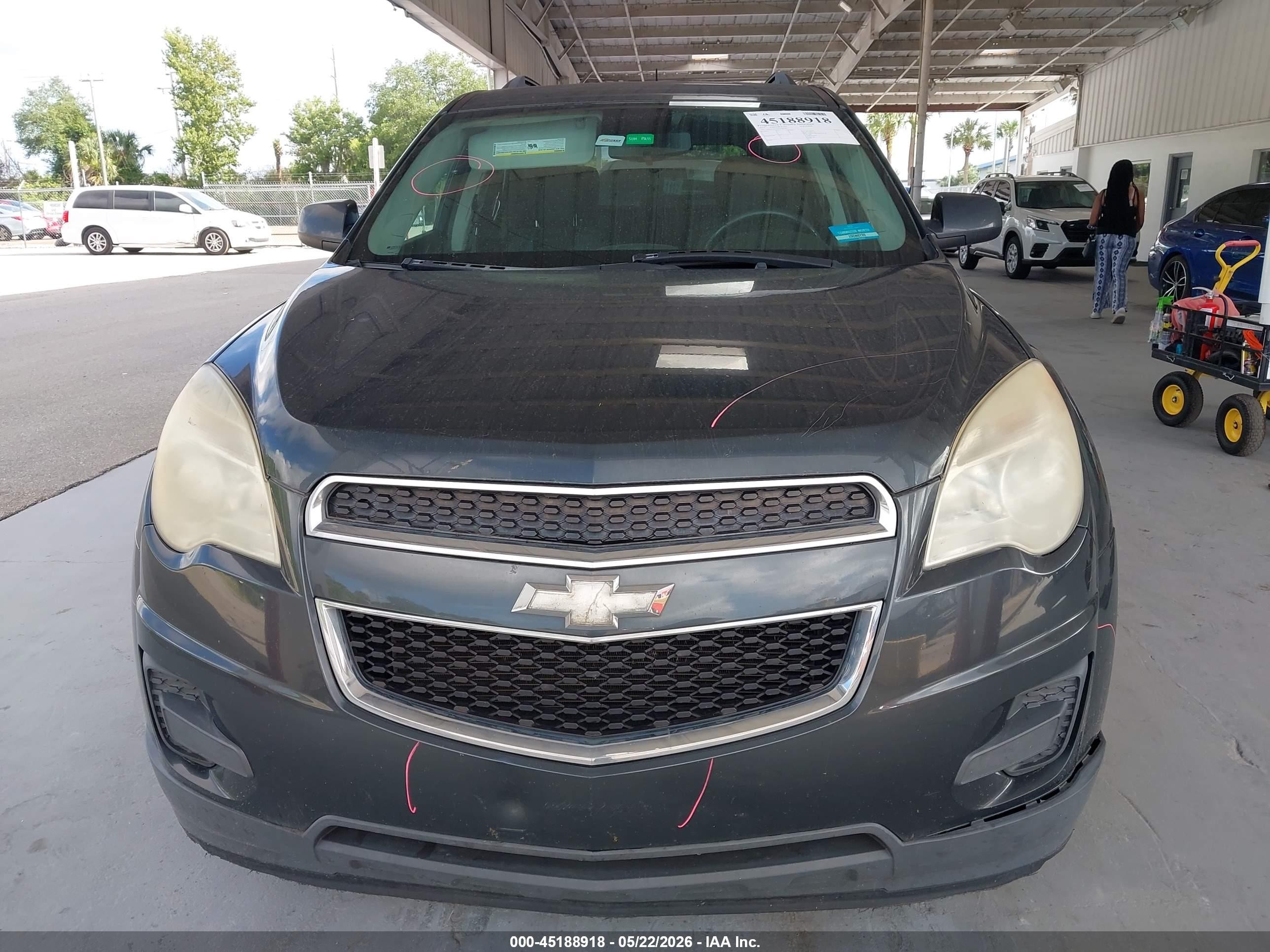 2013 Chevrolet Equinox 1lt Gray vin: 2GNALDEK2D1268790