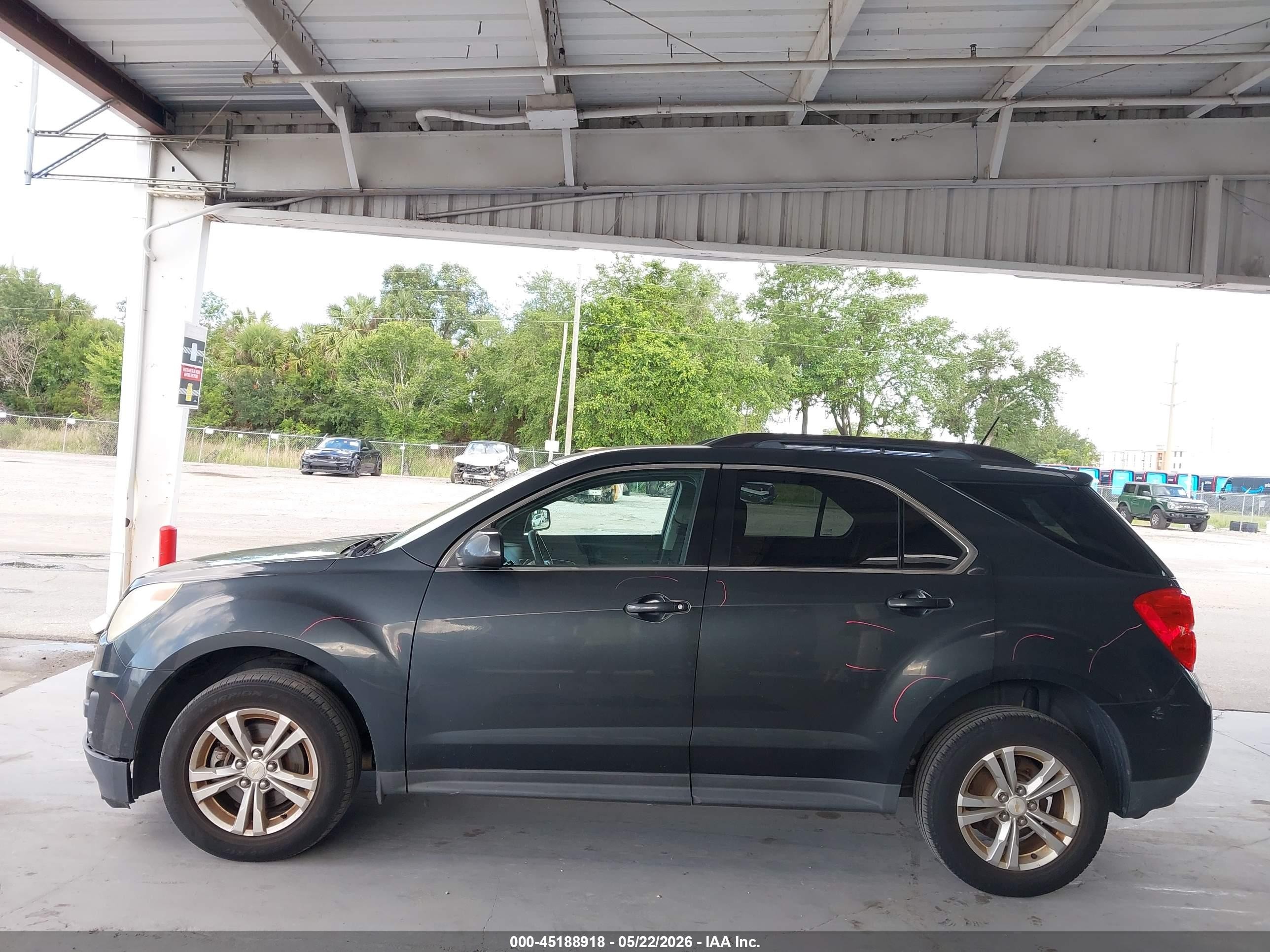 2013 Chevrolet Equinox 1lt Gray vin: 2GNALDEK2D1268790