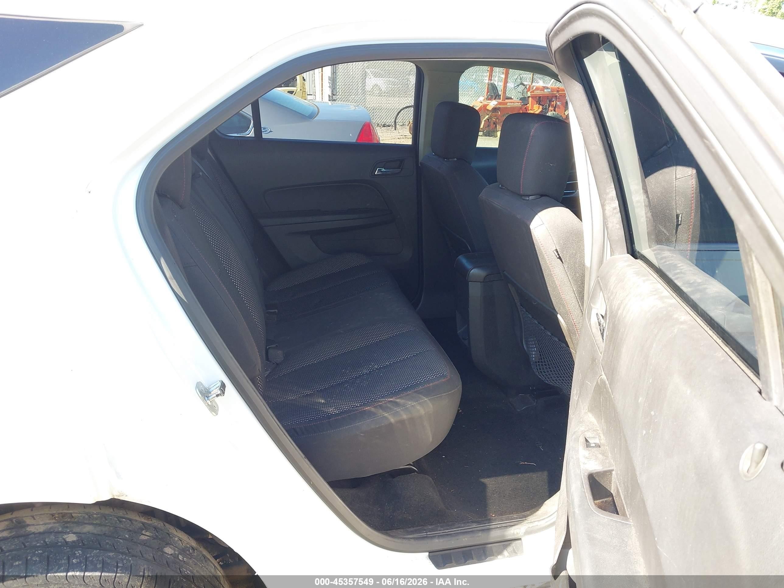 2013 Chevrolet Equinox 1lt White vin: 2GNALDEK2D6118536
