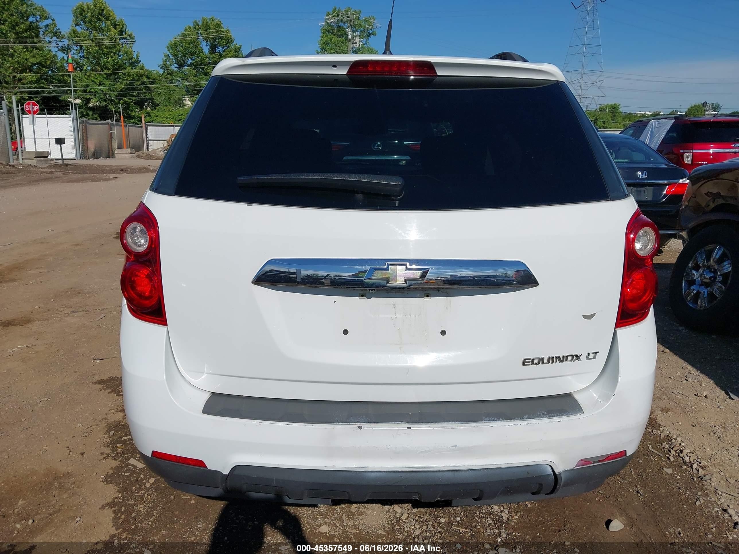 2013 Chevrolet Equinox 1lt White vin: 2GNALDEK2D6118536