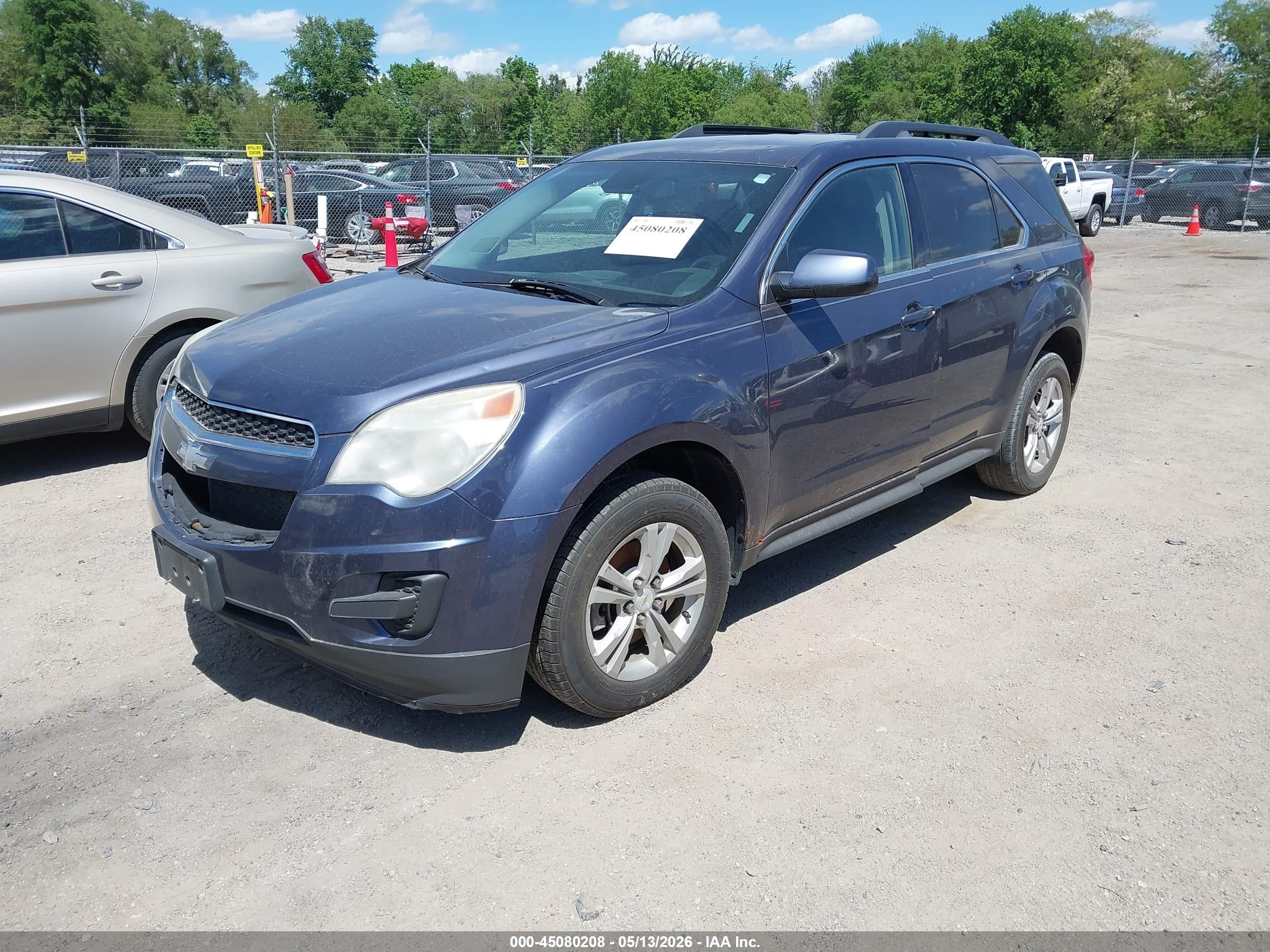 2013 Chevrolet Equinox 1lt Dark Blue vin: 2GNALDEK2D6227367