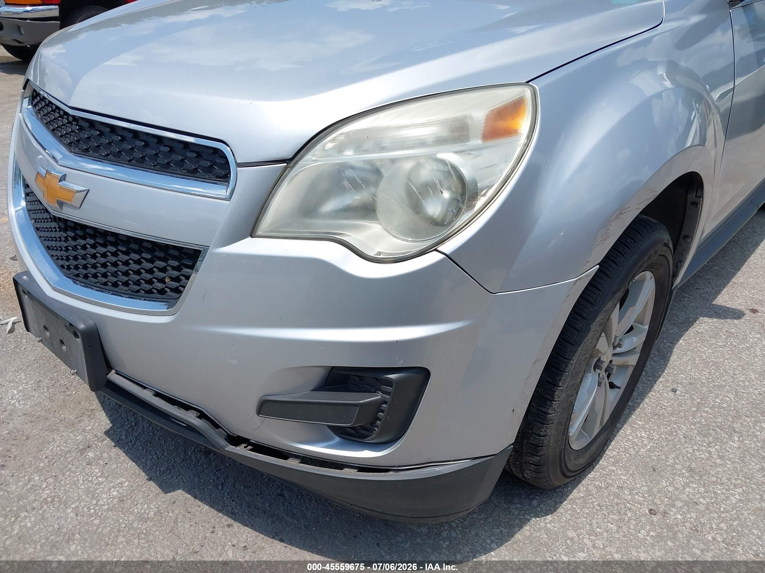 2013 Chevrolet Equinox 1lt Silver vin: 2GNALDEK2D6234979