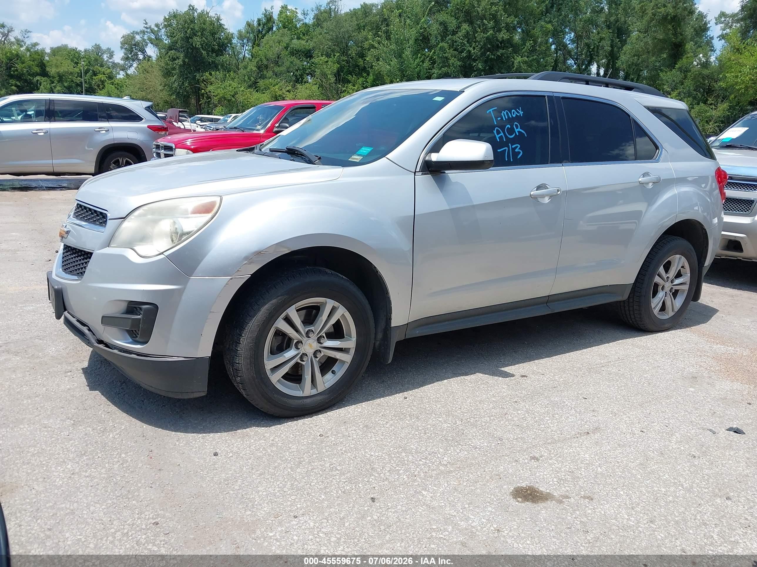 2013 Chevrolet Equinox 1lt Silver vin: 2GNALDEK2D6234979
