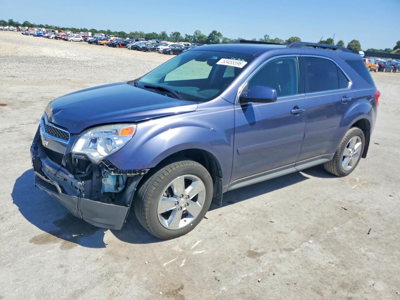2013 Chevrolet Equinox Lt Blue vin: 2GNALDEK2D6258912