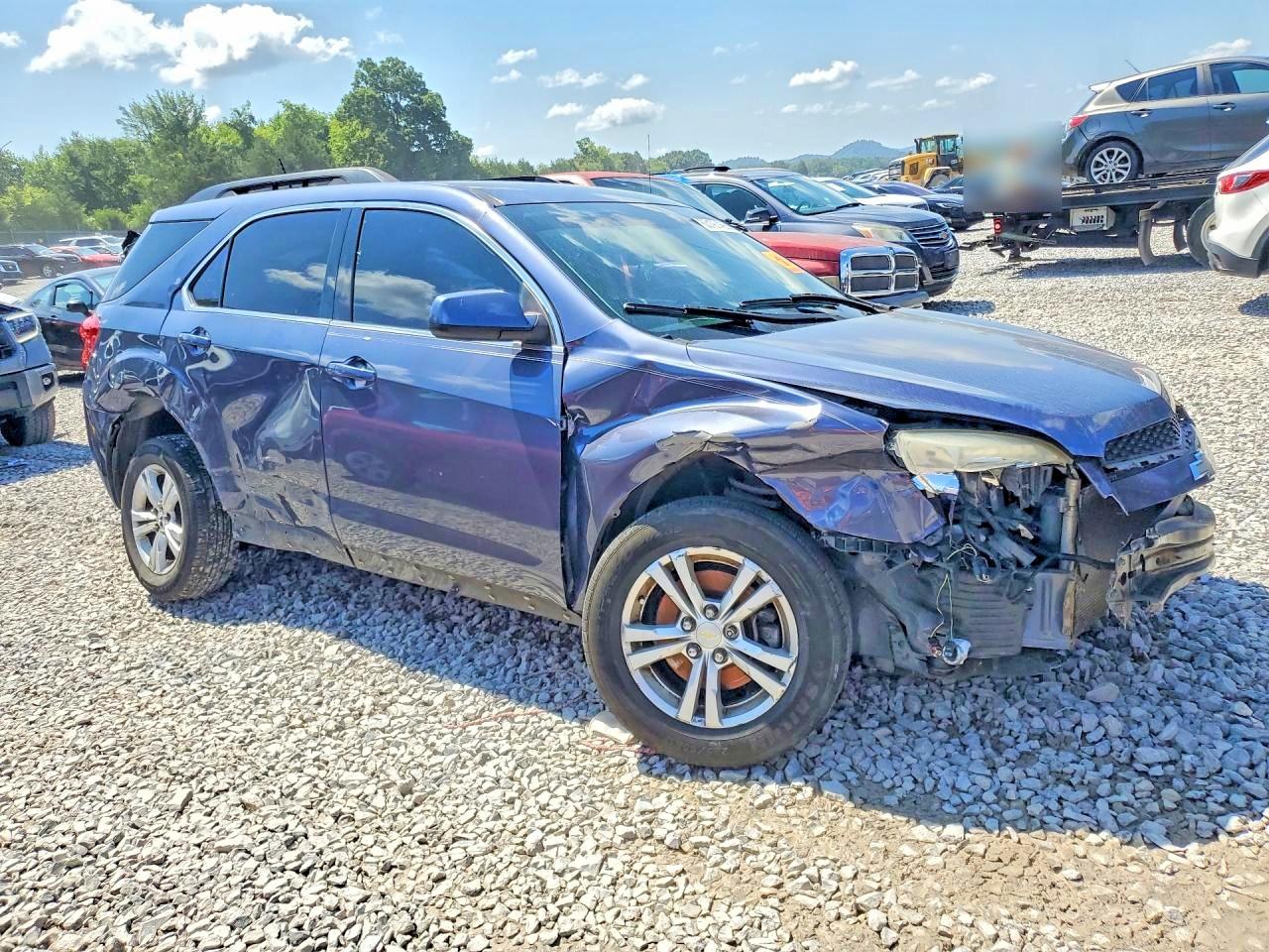 2013 Chevrolet Equinox Lt Синий vin: 2GNALDEK2D6264712