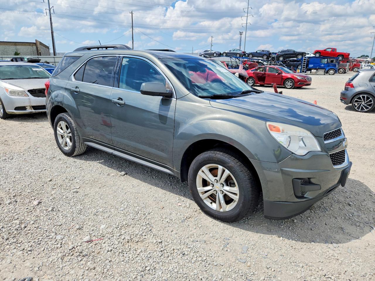 2013 Chevrolet Equinox Lt Gray vin: 2GNALDEK2D6285060
