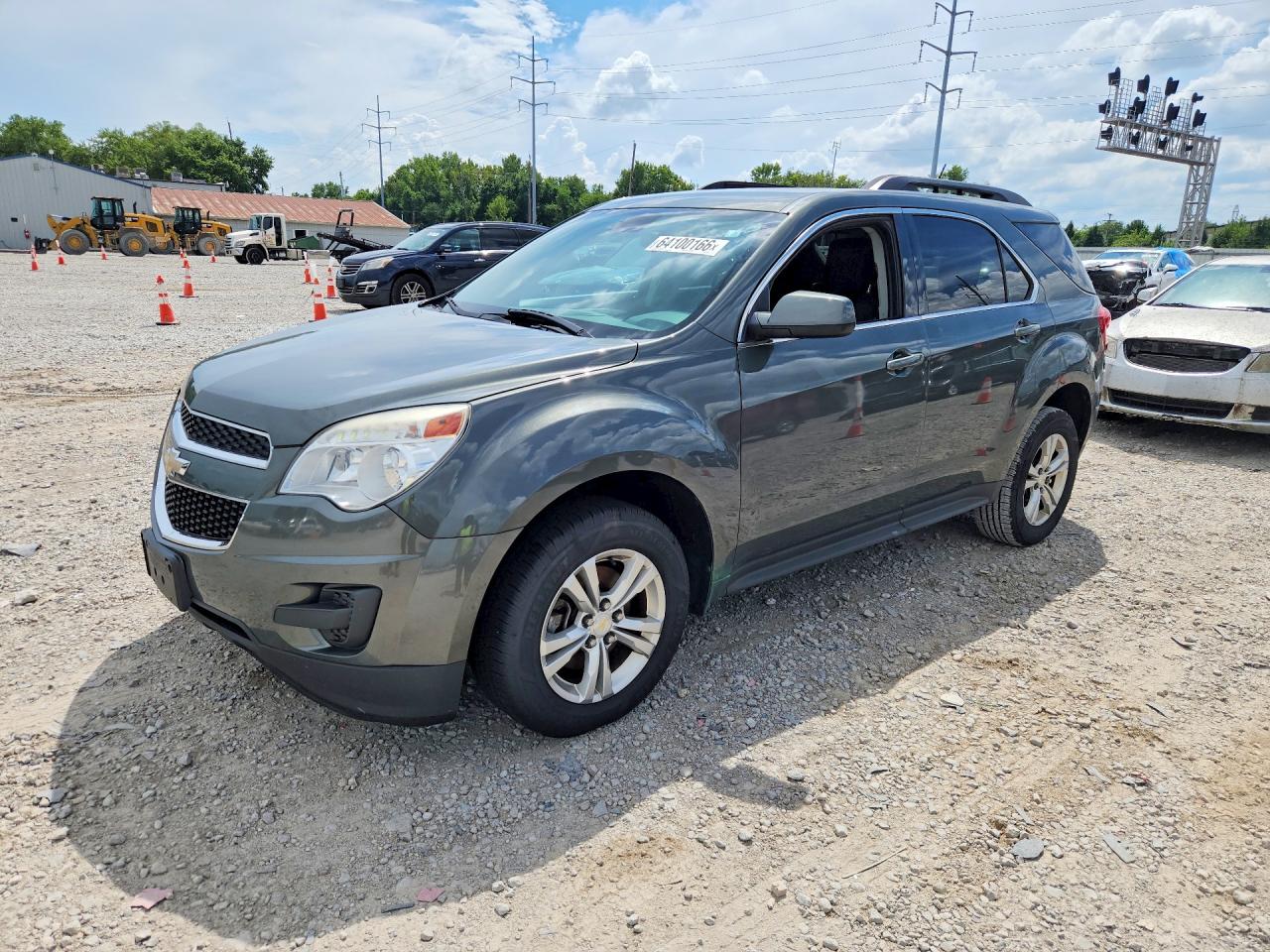 2013 Chevrolet Equinox Lt Gray vin: 2GNALDEK2D6285060