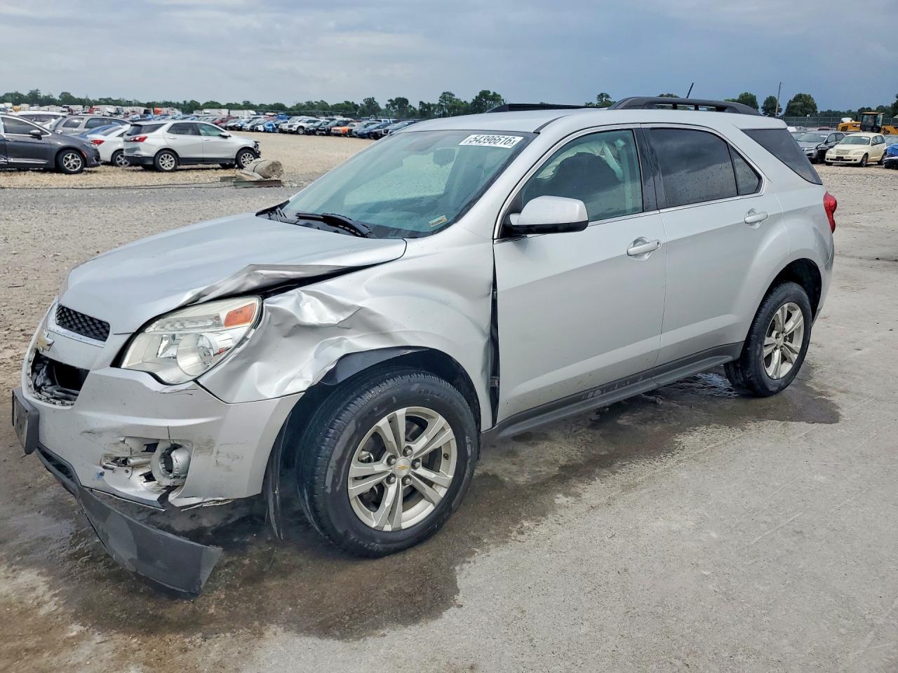 2013 Chevrolet Equinox Lt Silver vin: 2GNALDEK2D6319157