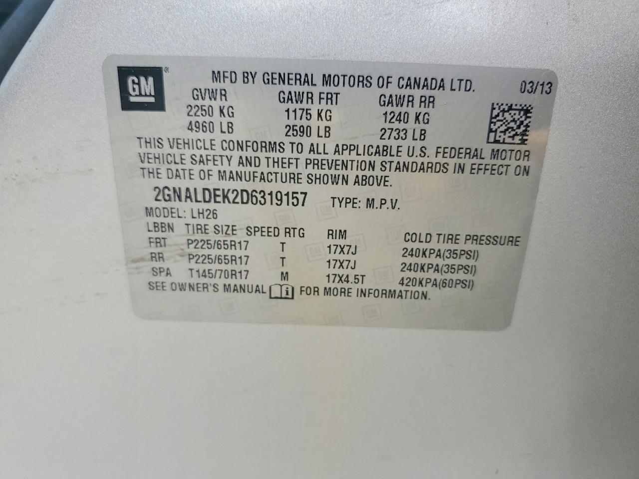 2013 Chevrolet Equinox Lt Silver vin: 2GNALDEK2D6319157
