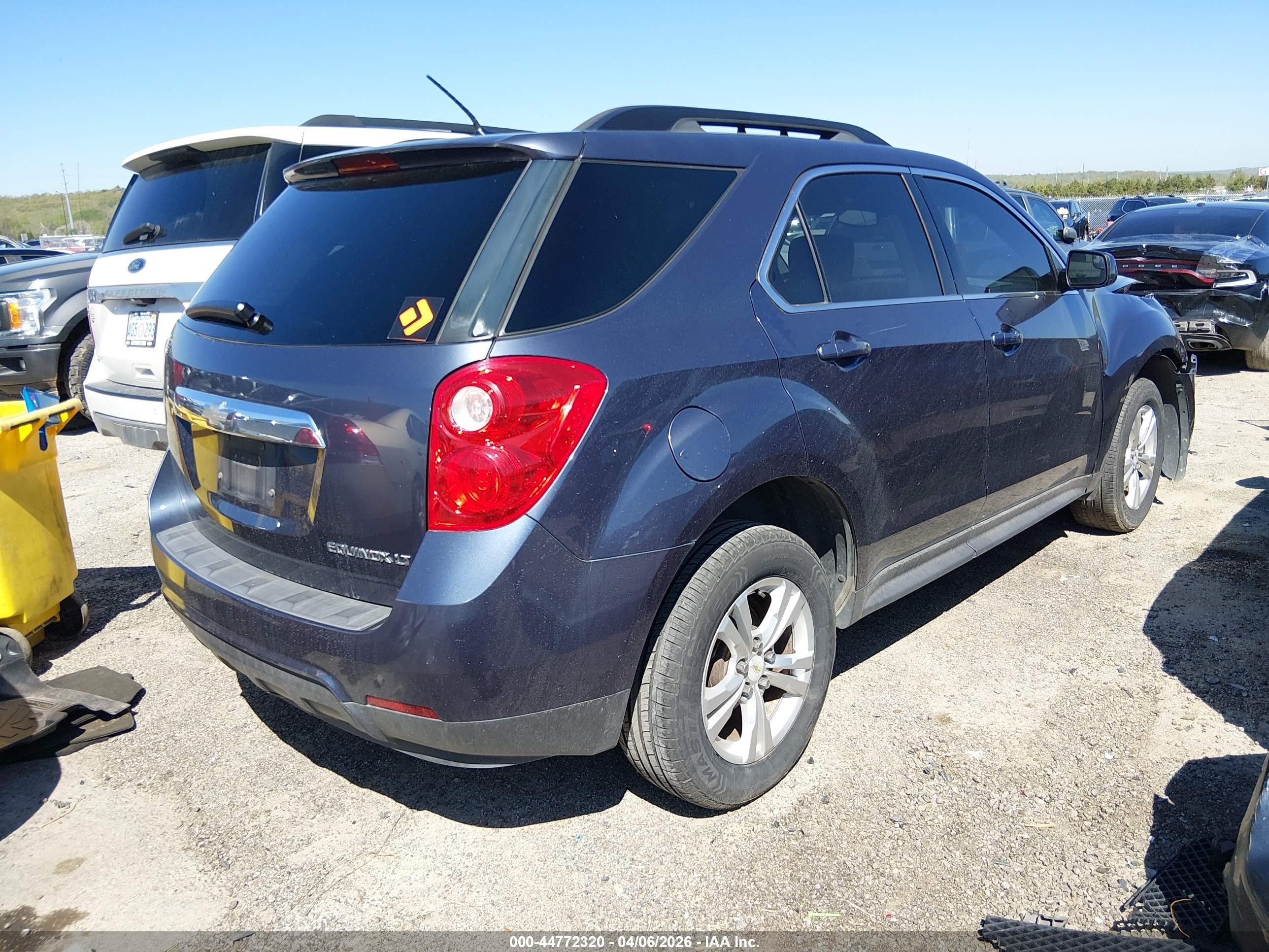 2013 Chevrolet Equinox 1lt Серый vin: 2GNALDEK2D6428346