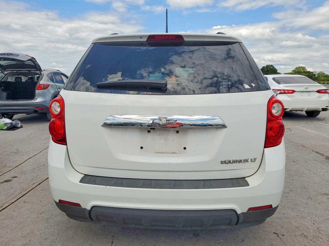 2013 Chevrolet Equinox Lt White vin: 2GNALDEK2D6429819