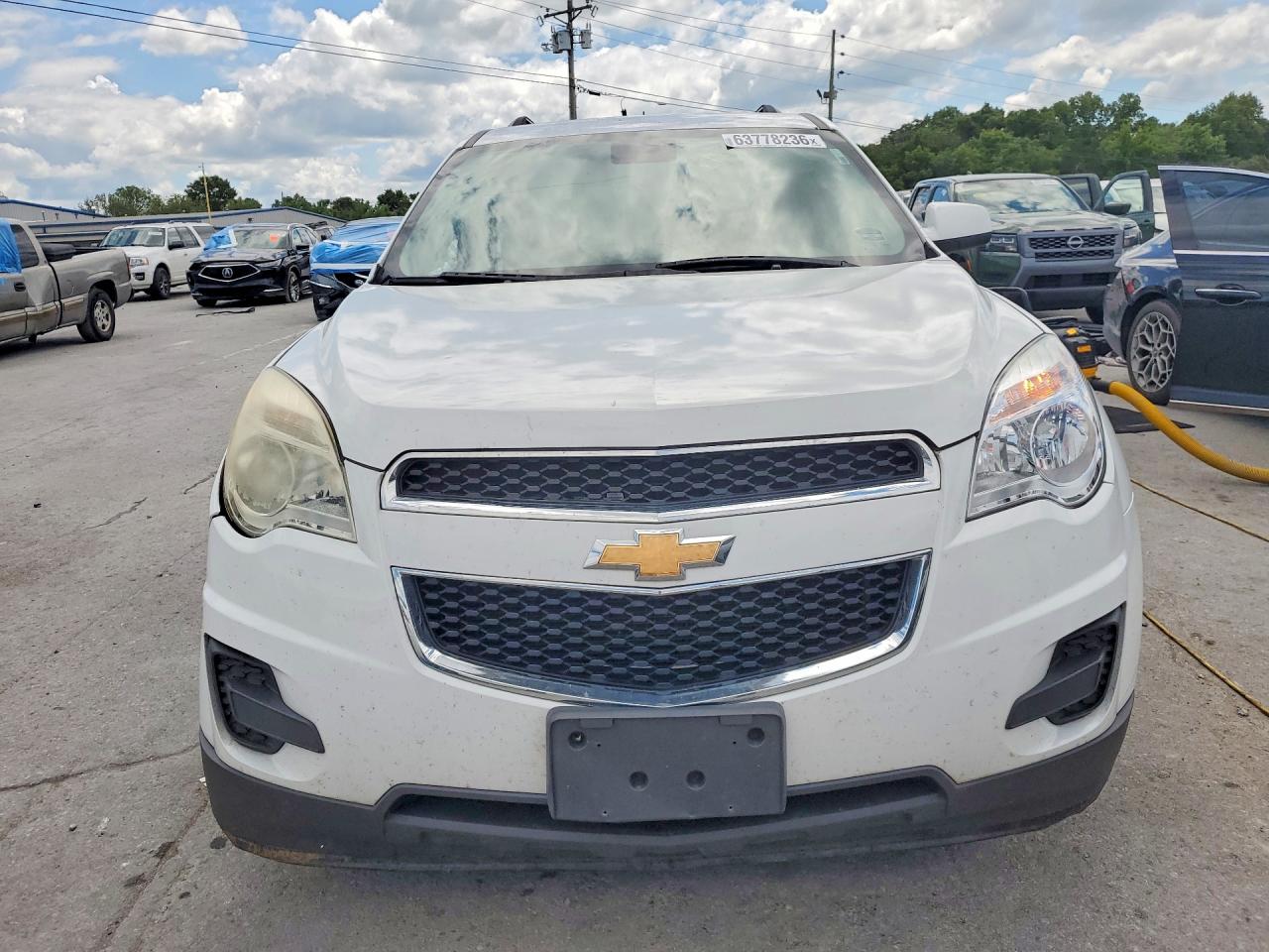 2013 Chevrolet Equinox Lt White vin: 2GNALDEK2D6429819