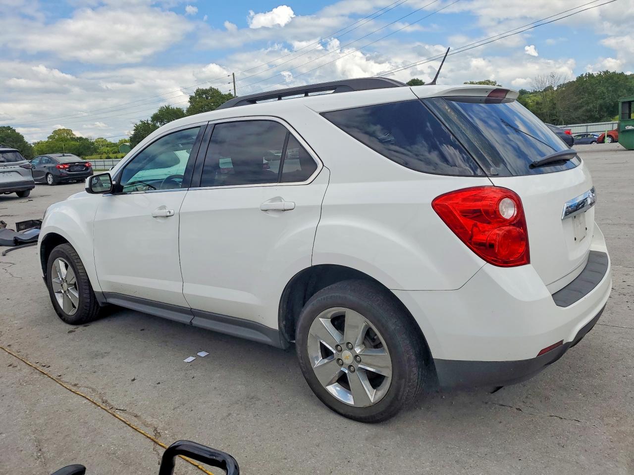 2013 Chevrolet Equinox Lt White vin: 2GNALDEK2D6429819
