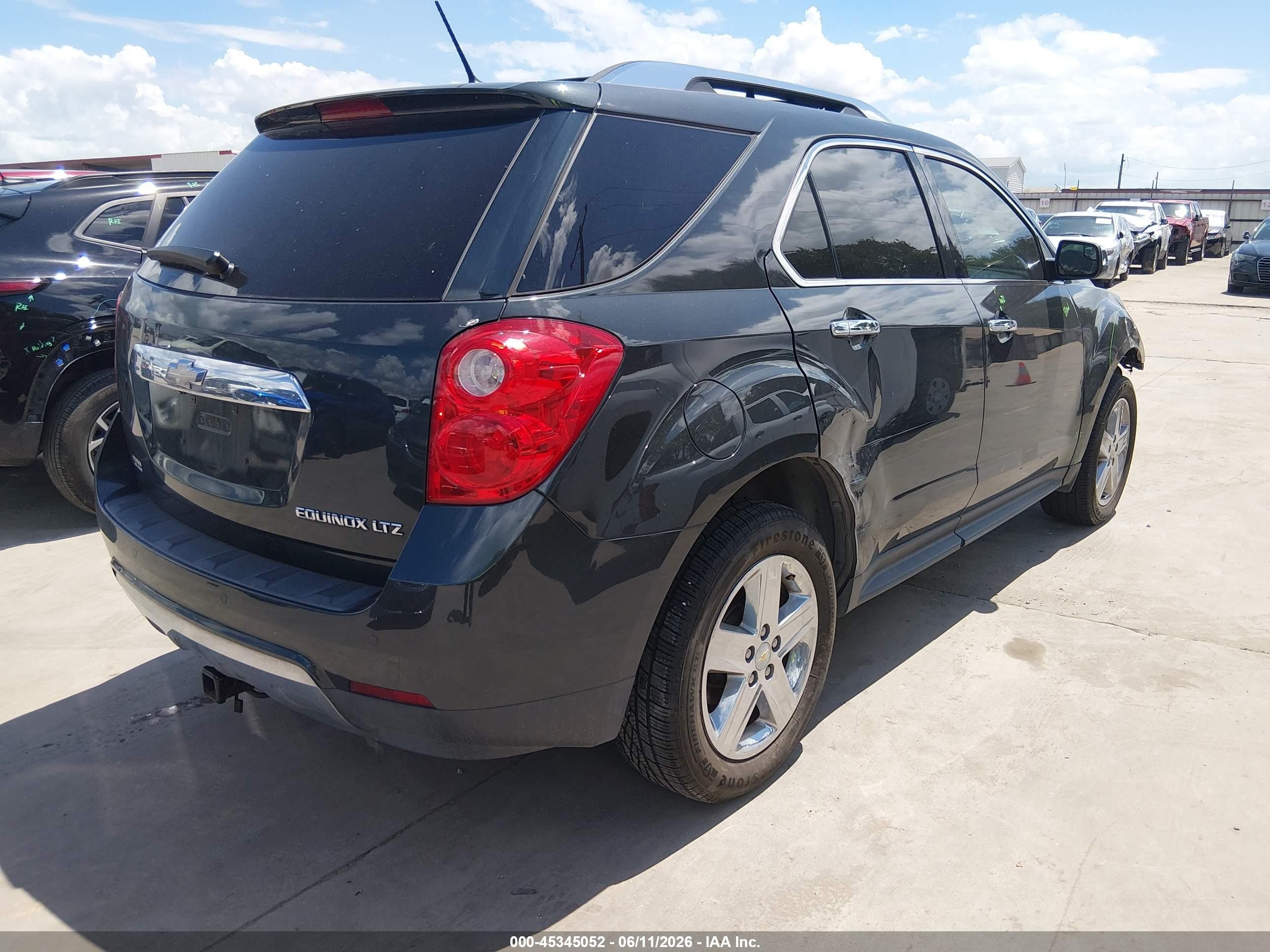 2014 Chevrolet Equinox Ltz Gray vin: 2GNALDEK2E6223112