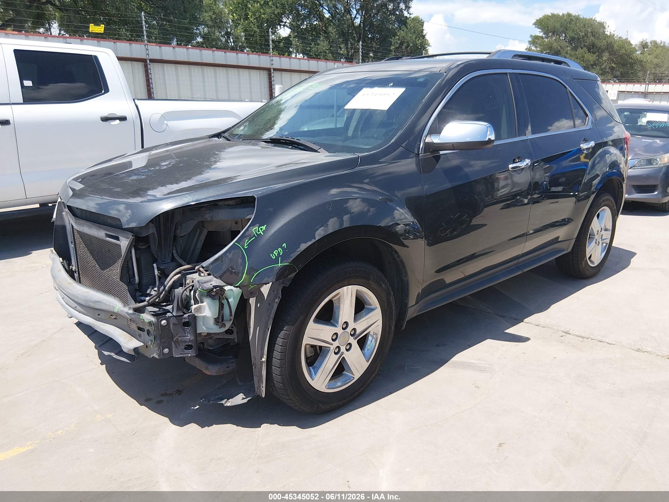 2014 Chevrolet Equinox Ltz Gray vin: 2GNALDEK2E6223112