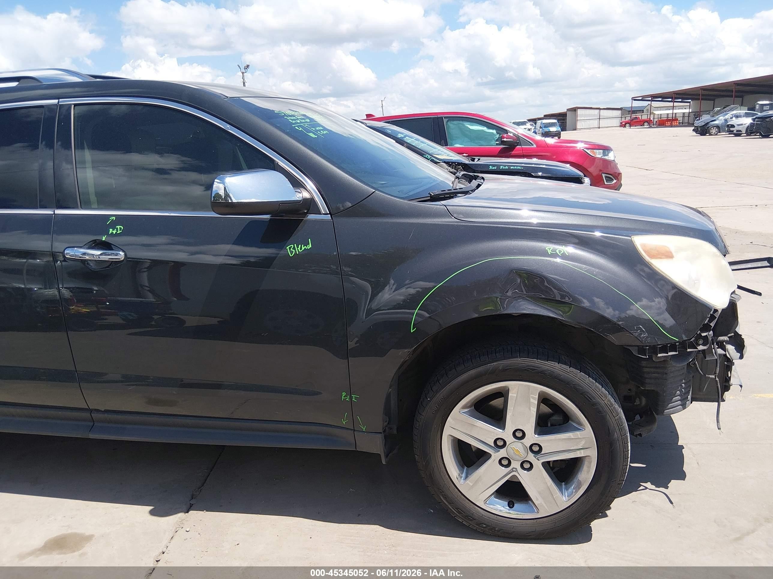 2014 Chevrolet Equinox Ltz Gray vin: 2GNALDEK2E6223112
