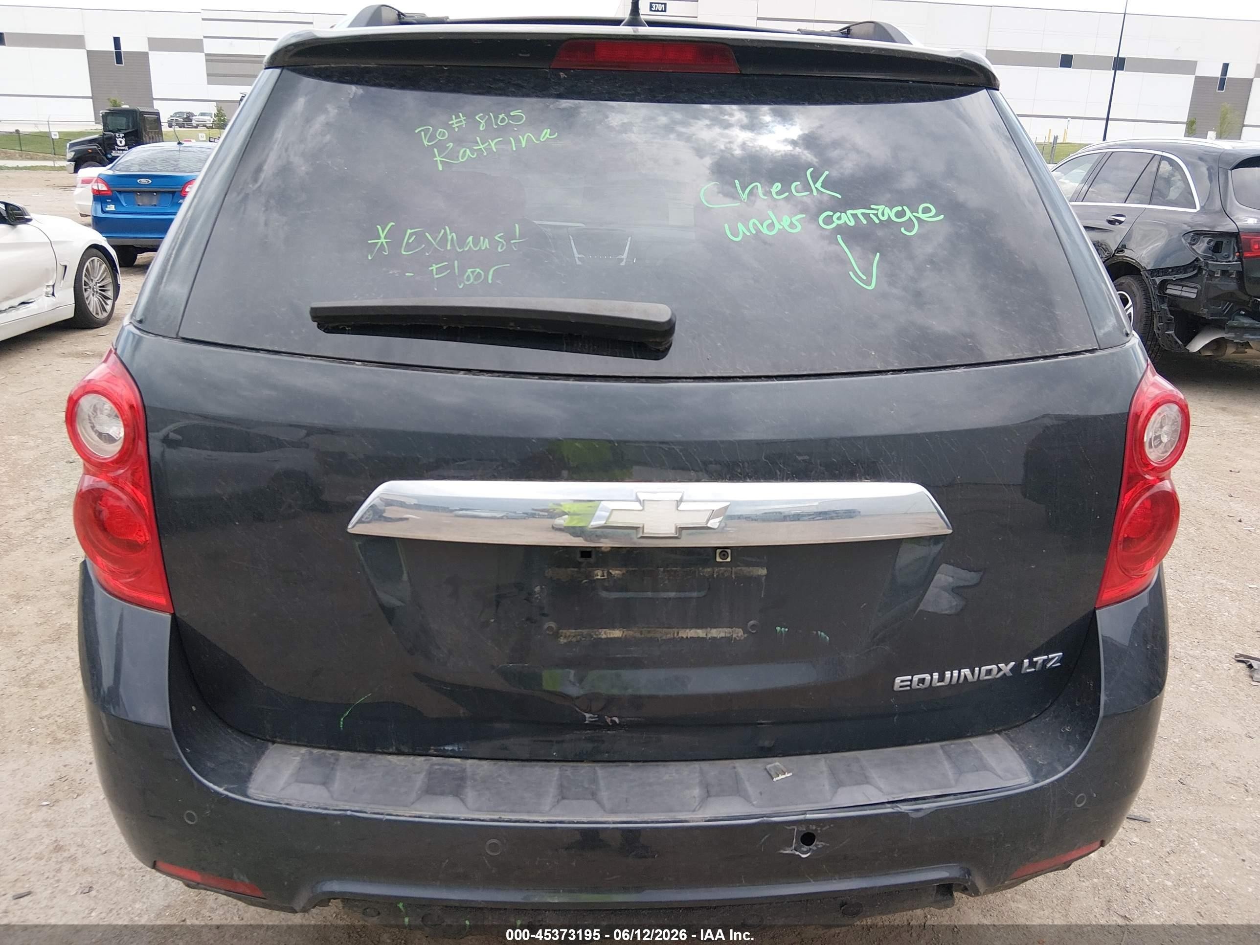 2014 Chevrolet Equinox Ltz Gray vin: 2GNALDEK2E6348031