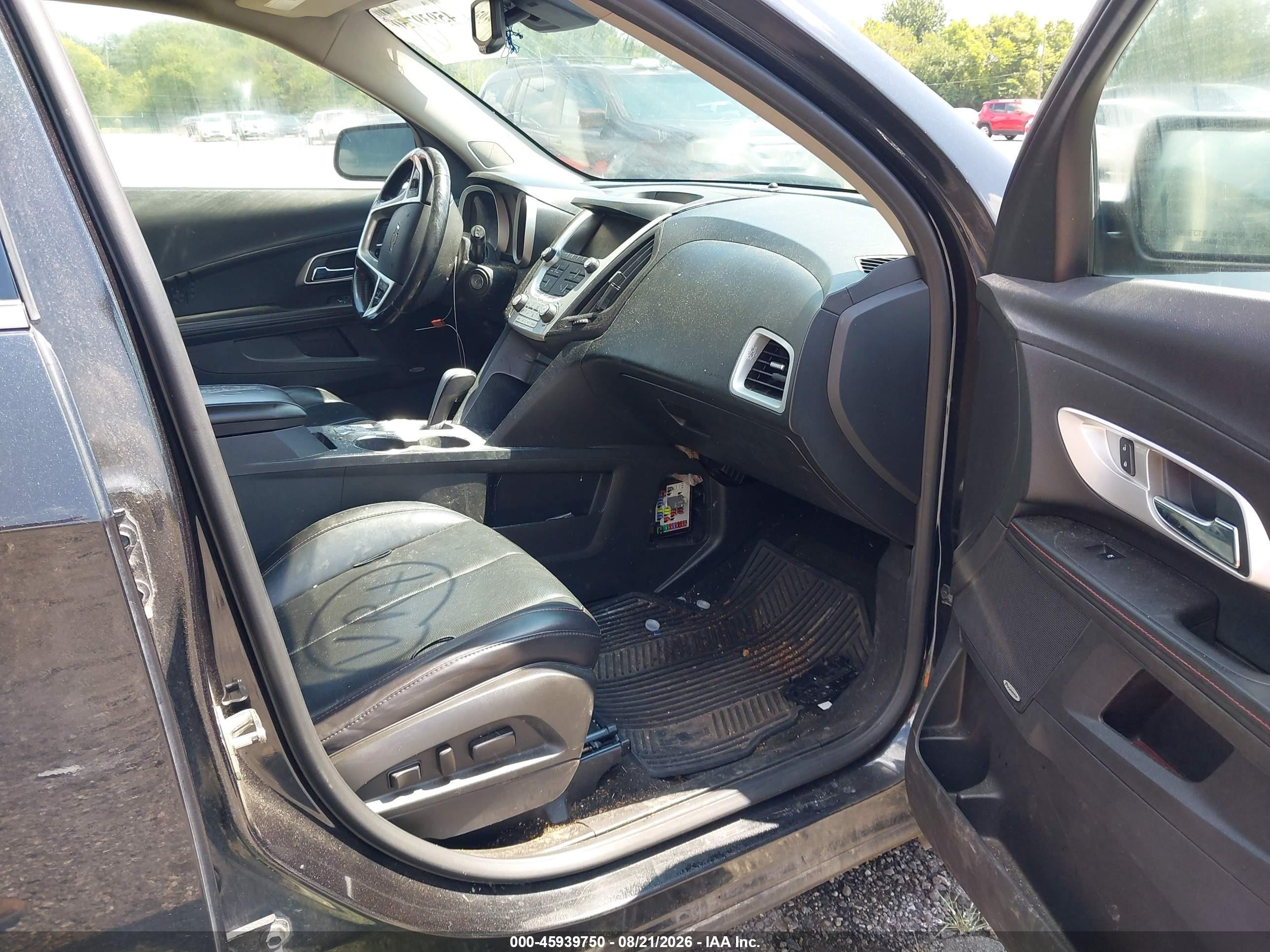 2015 Chevrolet Equinox Ltz Black vin: 2GNALDEK2F6137493