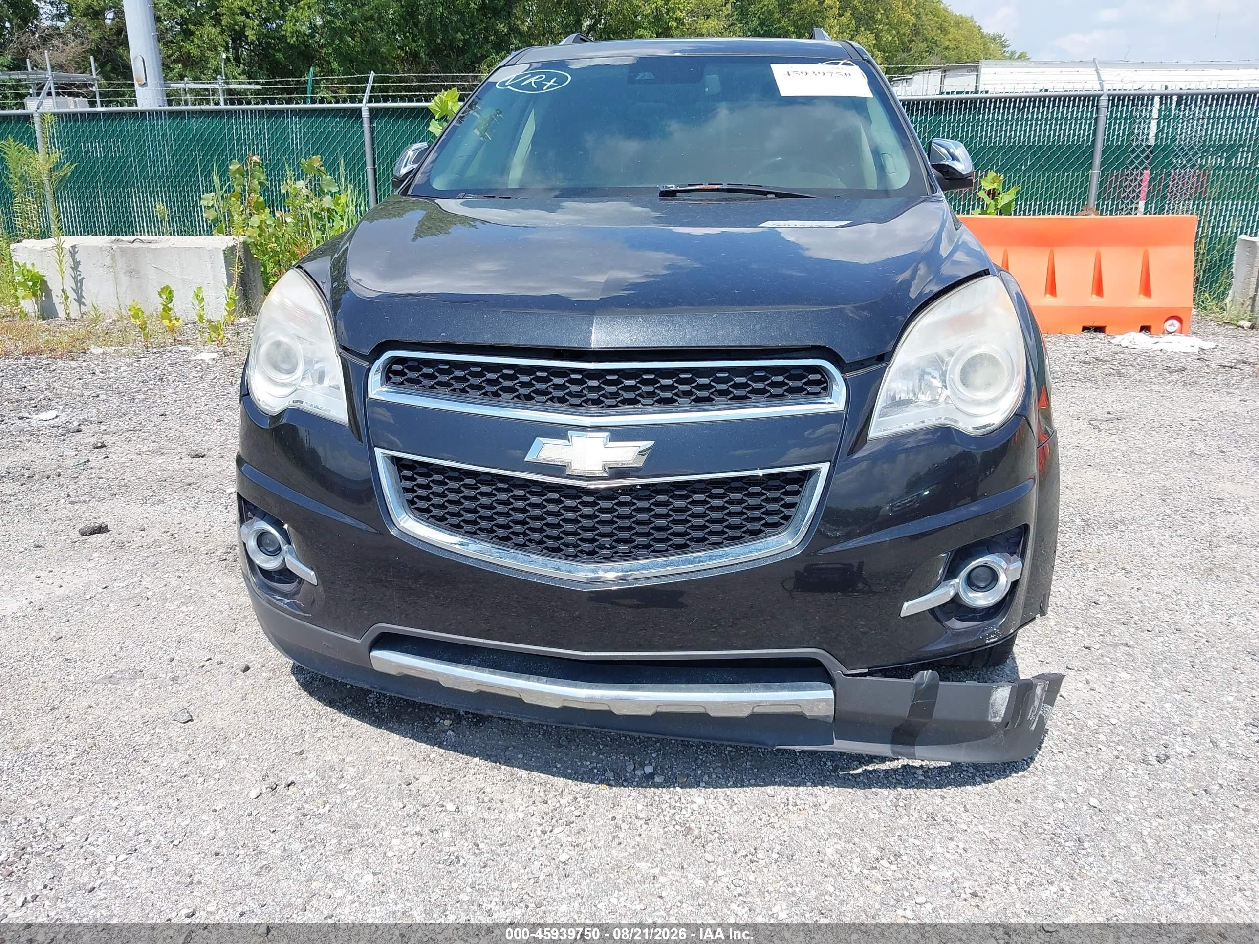 2015 Chevrolet Equinox Ltz Black vin: 2GNALDEK2F6137493