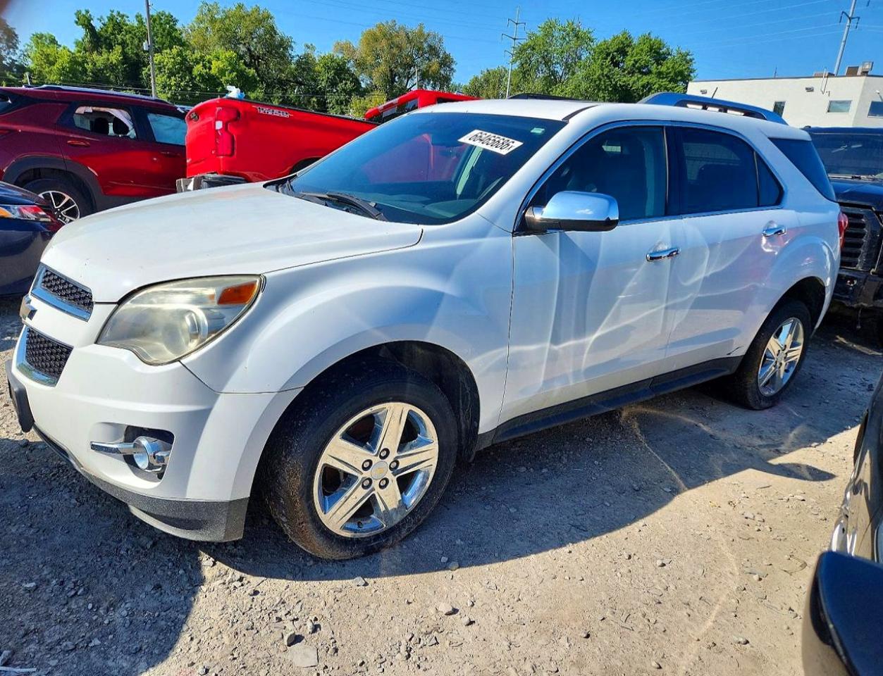 2015 Chevrolet Equinox Ltz White vin: 2GNALDEK2F6273753