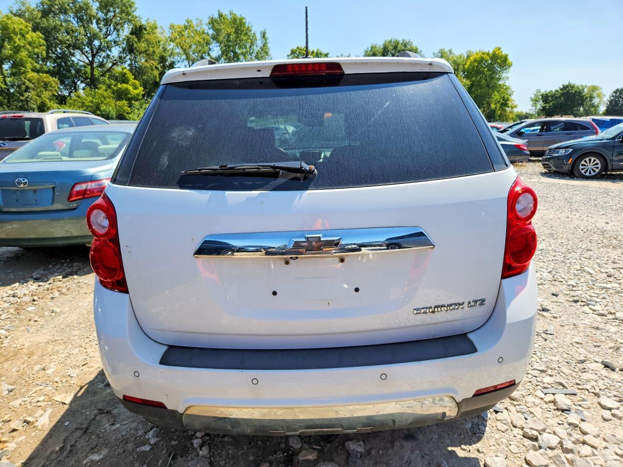 2015 Chevrolet Equinox Ltz White vin: 2GNALDEK2F6273753