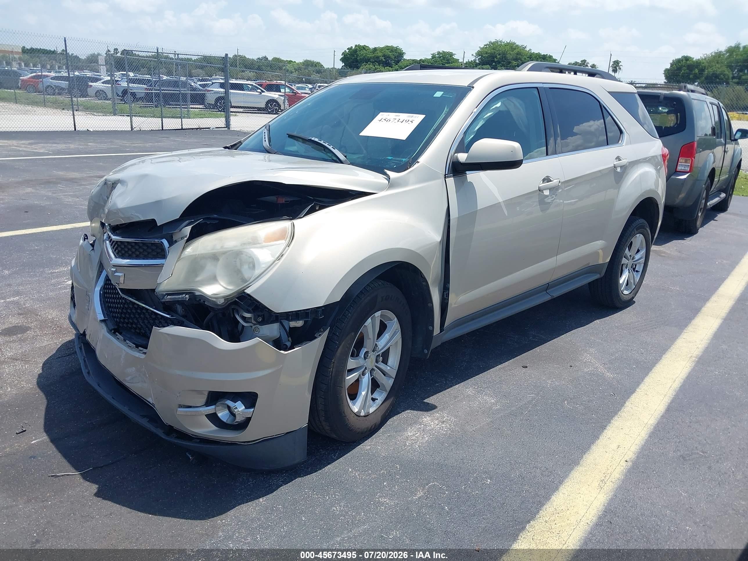 2012 Chevrolet Equinox Lt W/1lt Gold vin: 2GNALDEK3C1208869