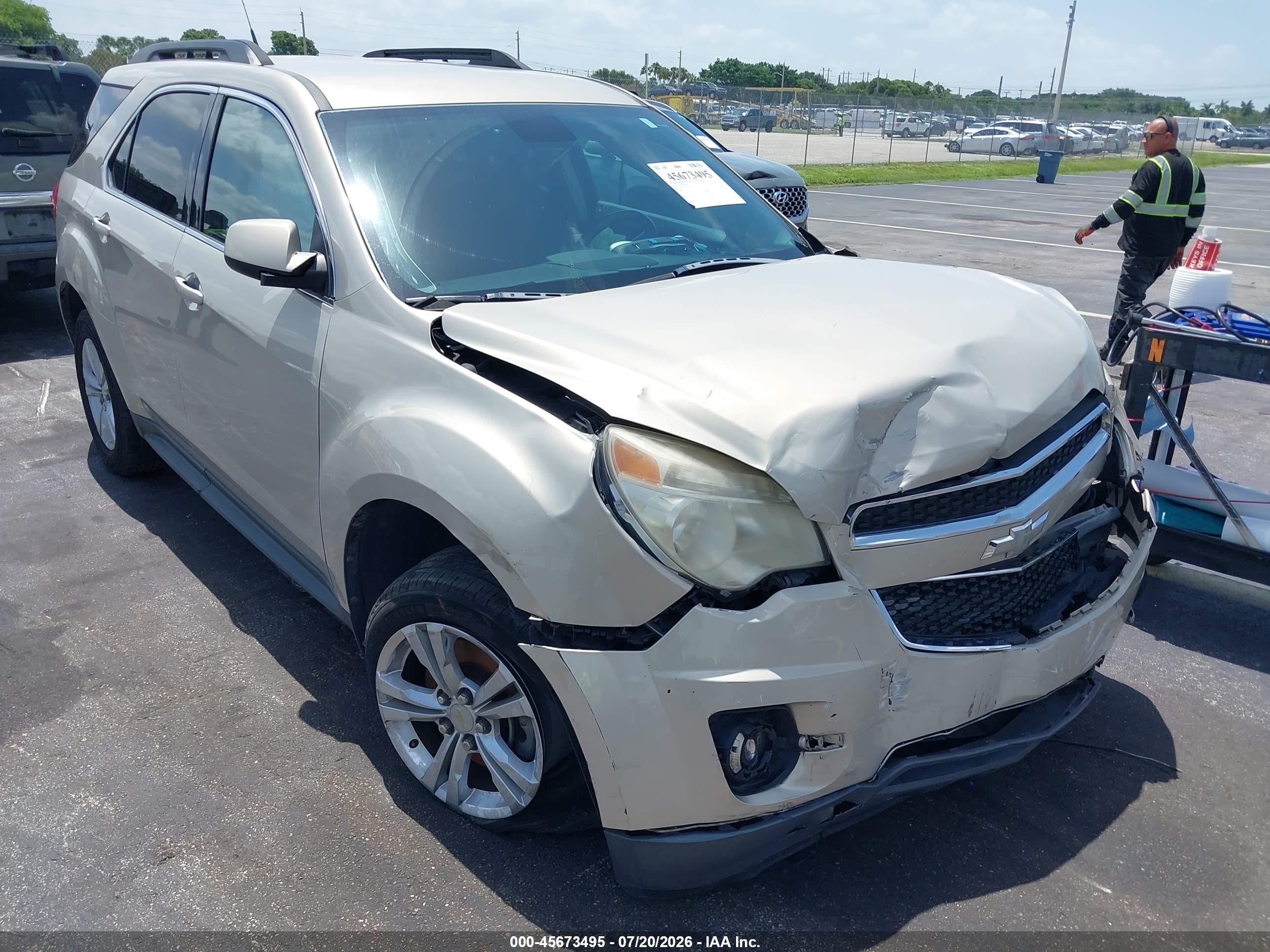 2012 Chevrolet Equinox Lt W/1lt Gold vin: 2GNALDEK3C1208869