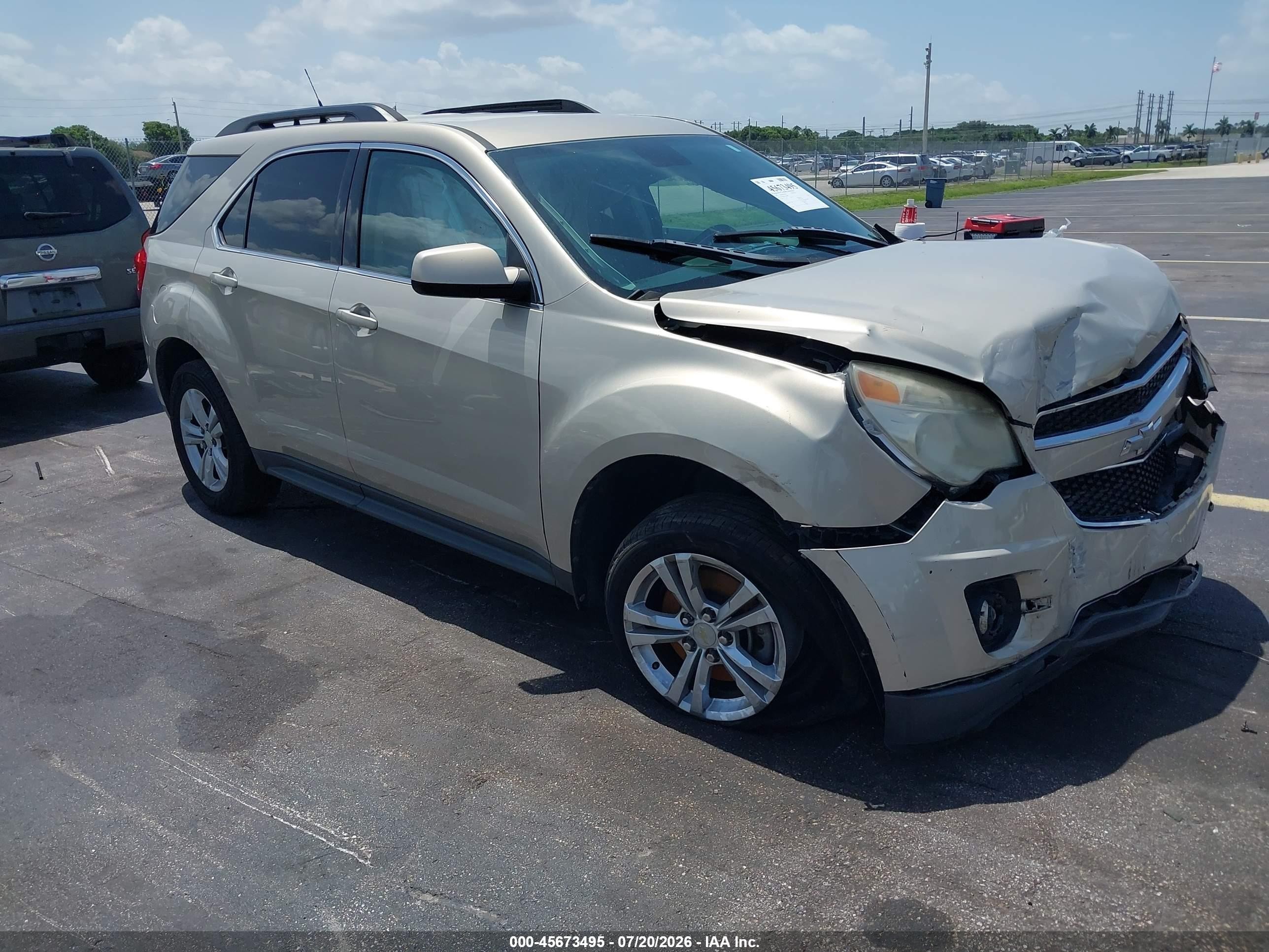 2012 Chevrolet Equinox Lt W/1lt Gold vin: 2GNALDEK3C1208869